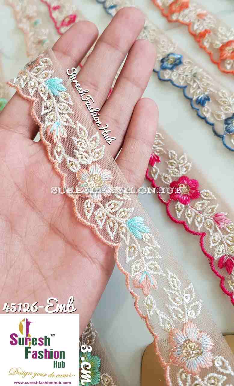 Indian Laces Embellishments Embroidery Saree Border Wholesale Silk Crafting Sewing Decorative Designer Ribbons #Blackborder  #Fancylaces #Decorativetrims #Embroideredborder #Sewingtrims #テープ #minne #lndianlaces #Sareeborder #アニー都城 #pasamanerías #pasamaneriasbordadas #Embellishments #可愛いマスク #Embroiderytrimmings #アクセサリー