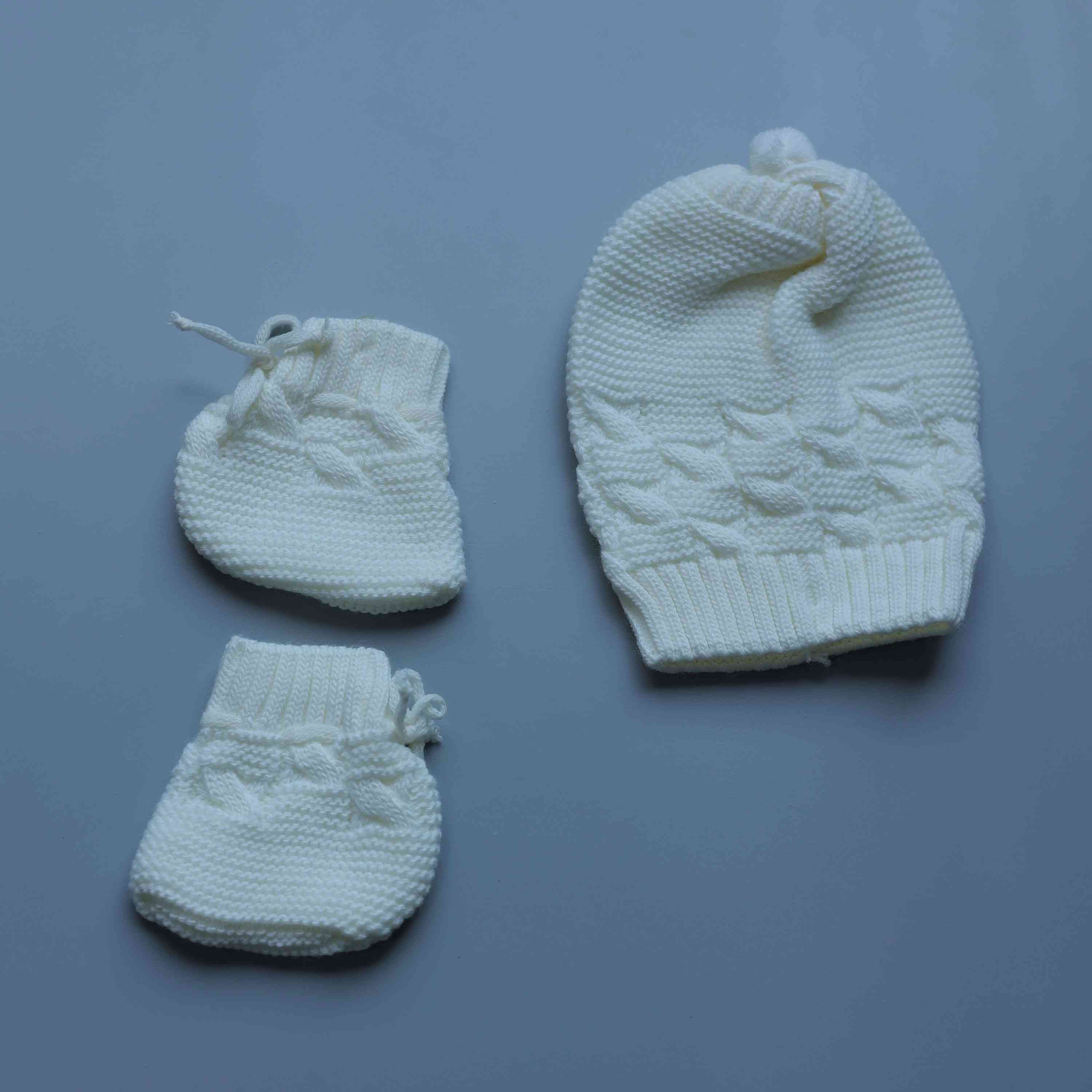 Blue Bunny Woolen Baby Set