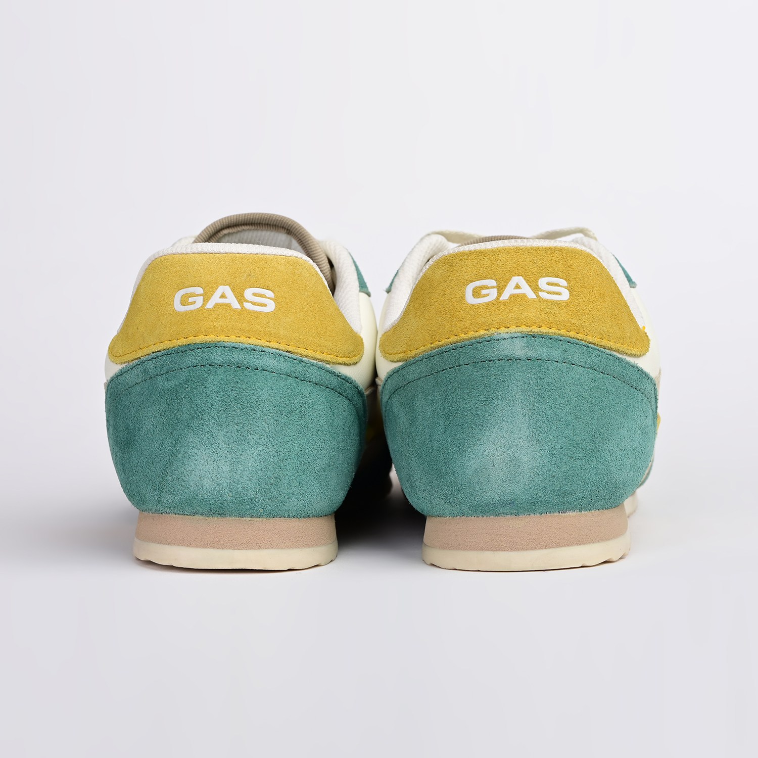 GAS | Men's HyperTrack Green White Sneakers|7