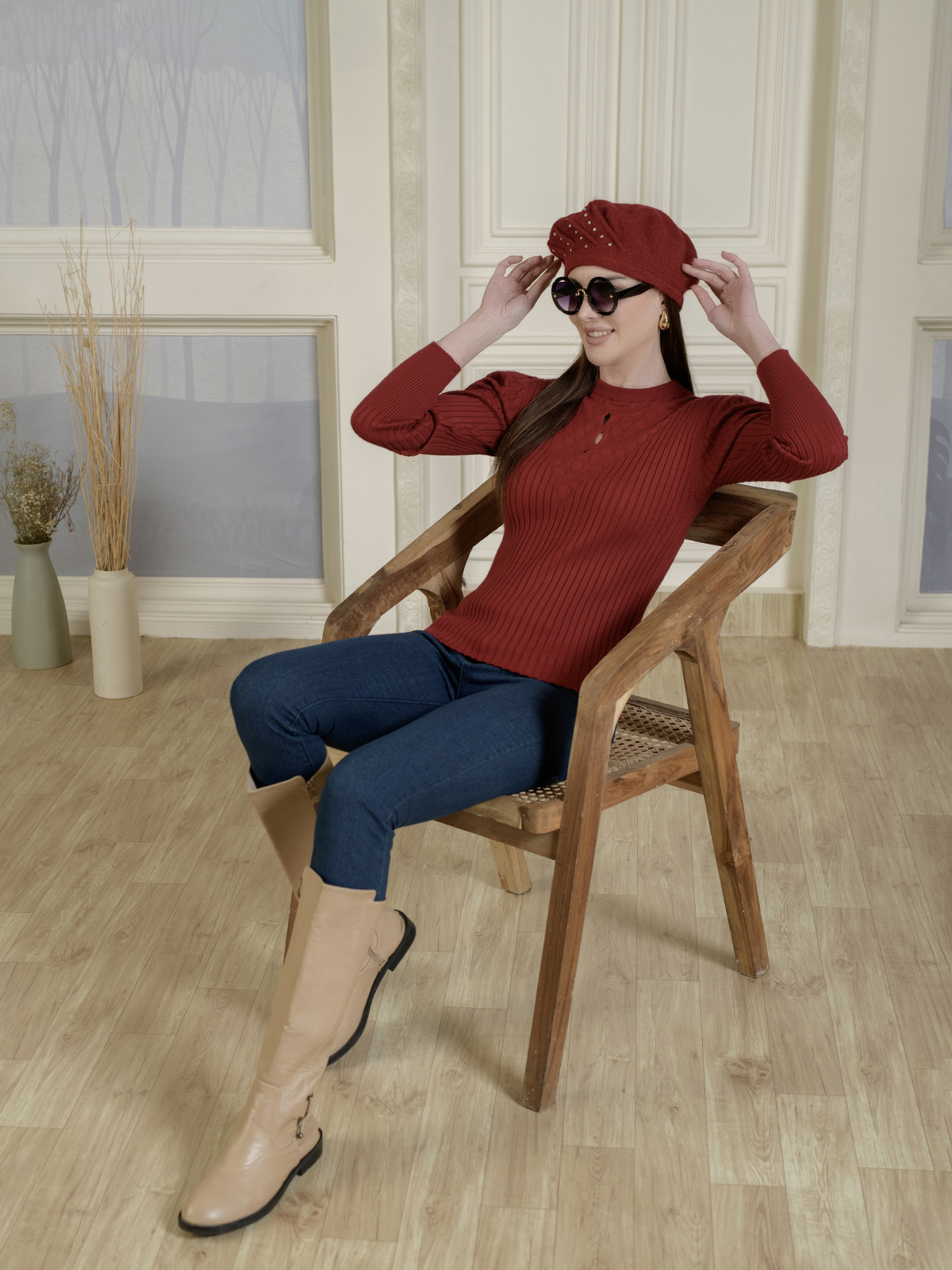 Albion LADIES WINTER TOP (WOOLEN)