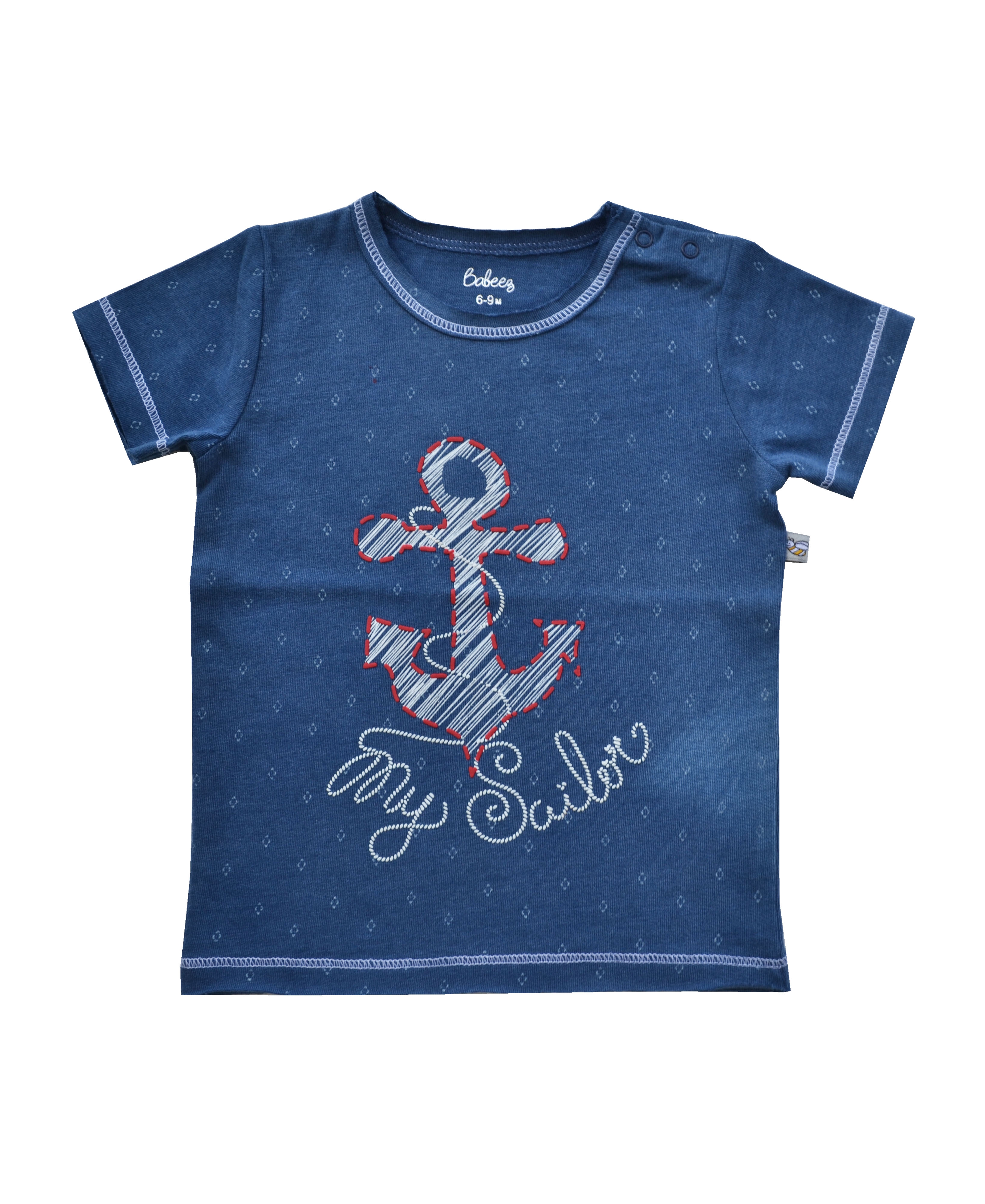 Babeez | My Sailor print on Denim Look T-Shirt (100% Cotton Single Jersey) undefined