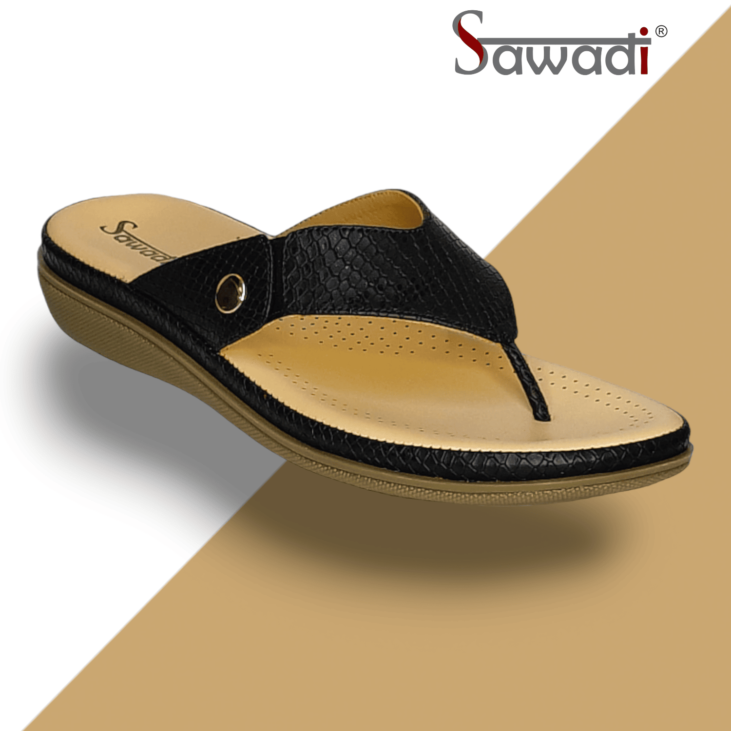 Sawadi Women Heel chappals casuals