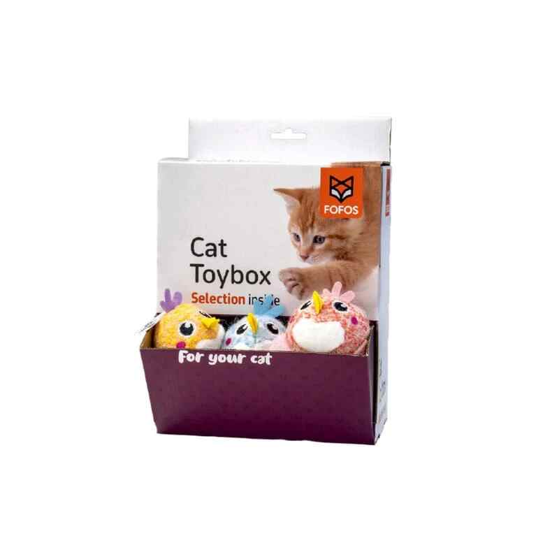 Fofos Ball Box Fuzzy Bird 18 Pcs (1 Pcs Assorted)