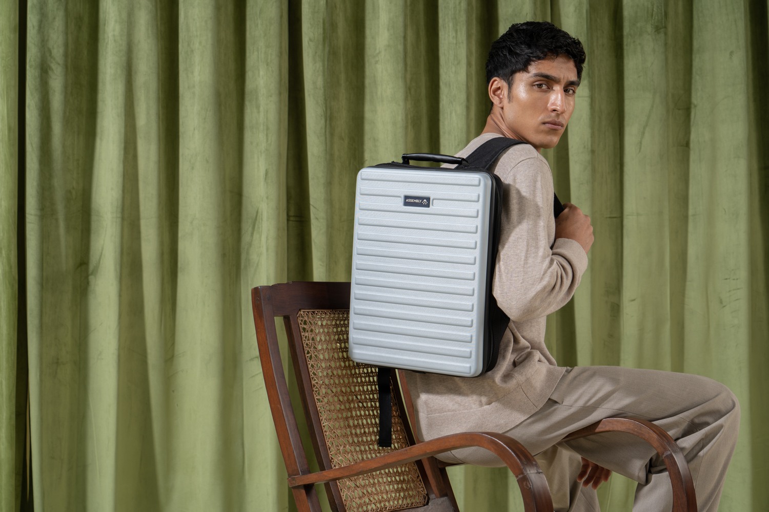 Hard Shell Office Backpack / Laptop Bag | White