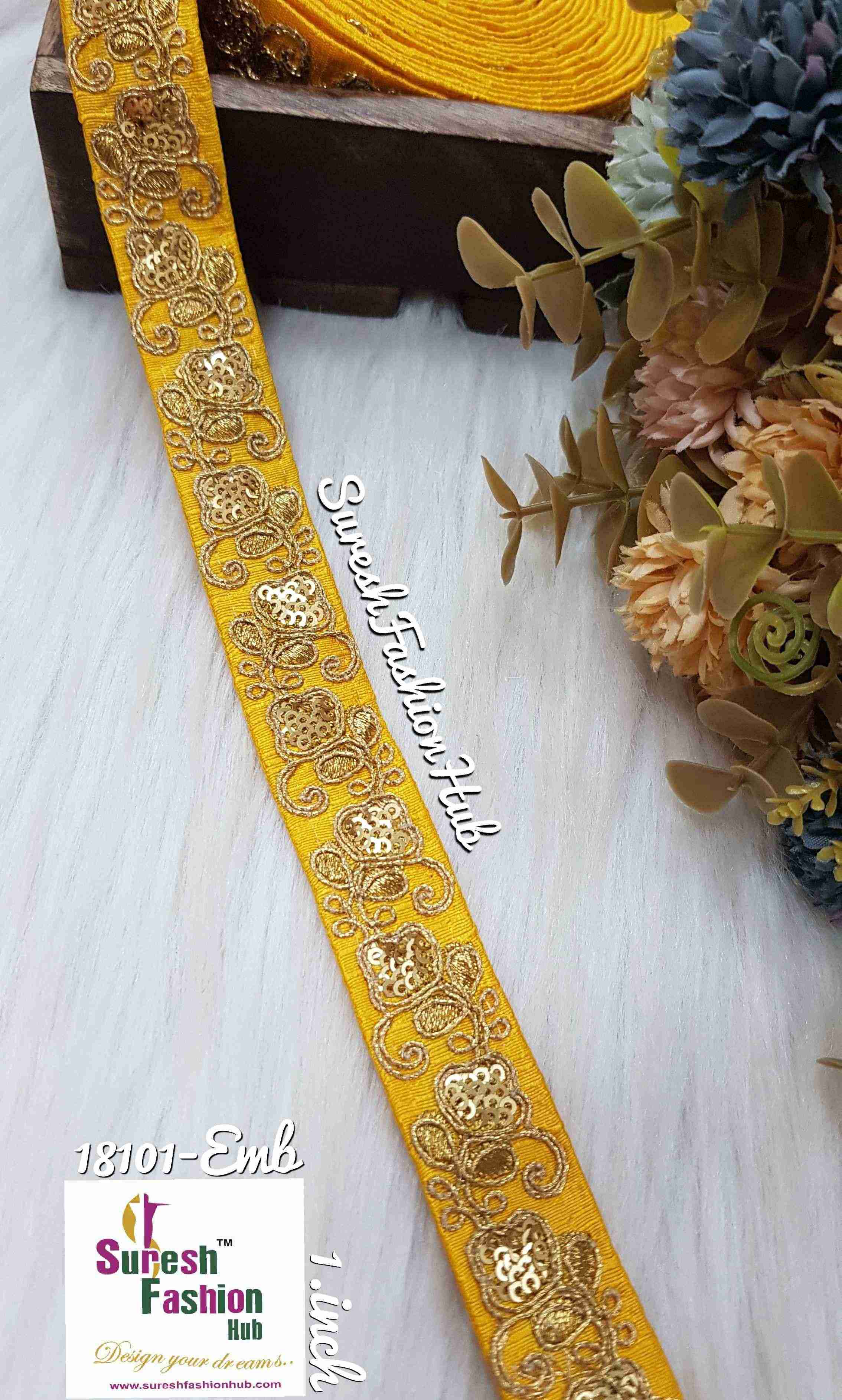 Indian Laces Embellishments Embroidery Saree Border Wholesale Silk Crafting Sewing Decorative Designer Ribbons #Blackborder  #Fancylaces #Decorativetrims #Embroideredborder #Sewingtrims #テープ #minne #lndianlaces #Sareeborder #アニー都城 #pasamanerías #pasamaneriasbordadas #Embellishments #可愛いマスク #Embroiderytrimmings #アクセサリー