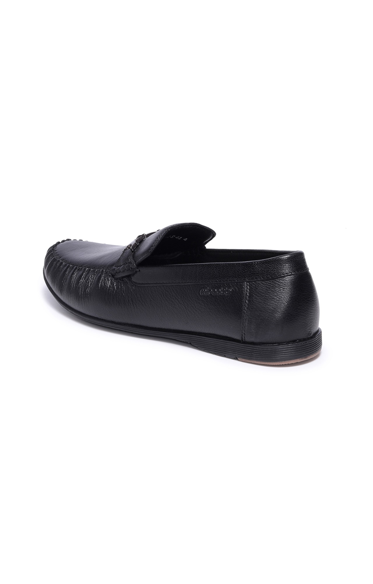Men Black Atesber Slip On Loafers