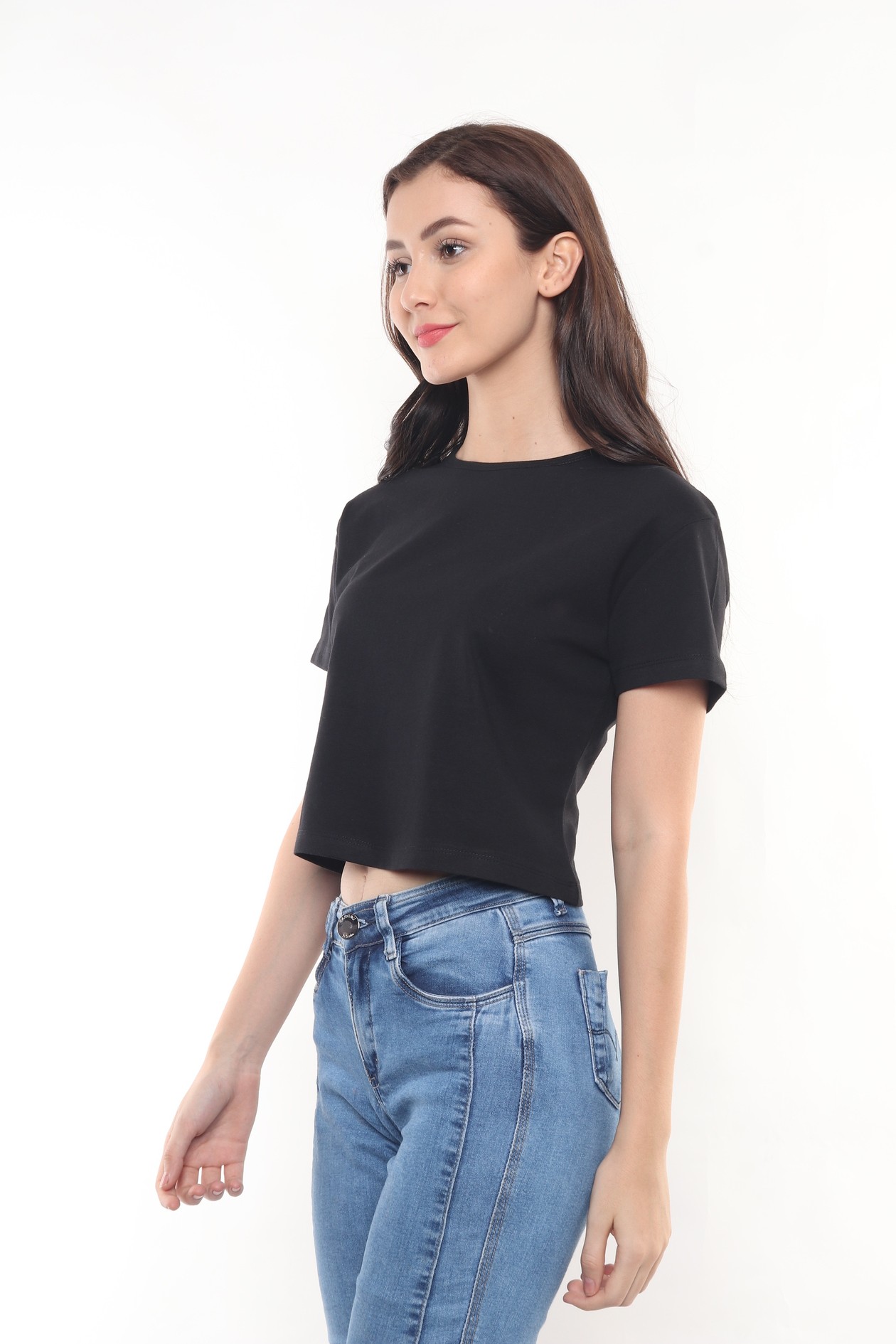 Black Crop Top