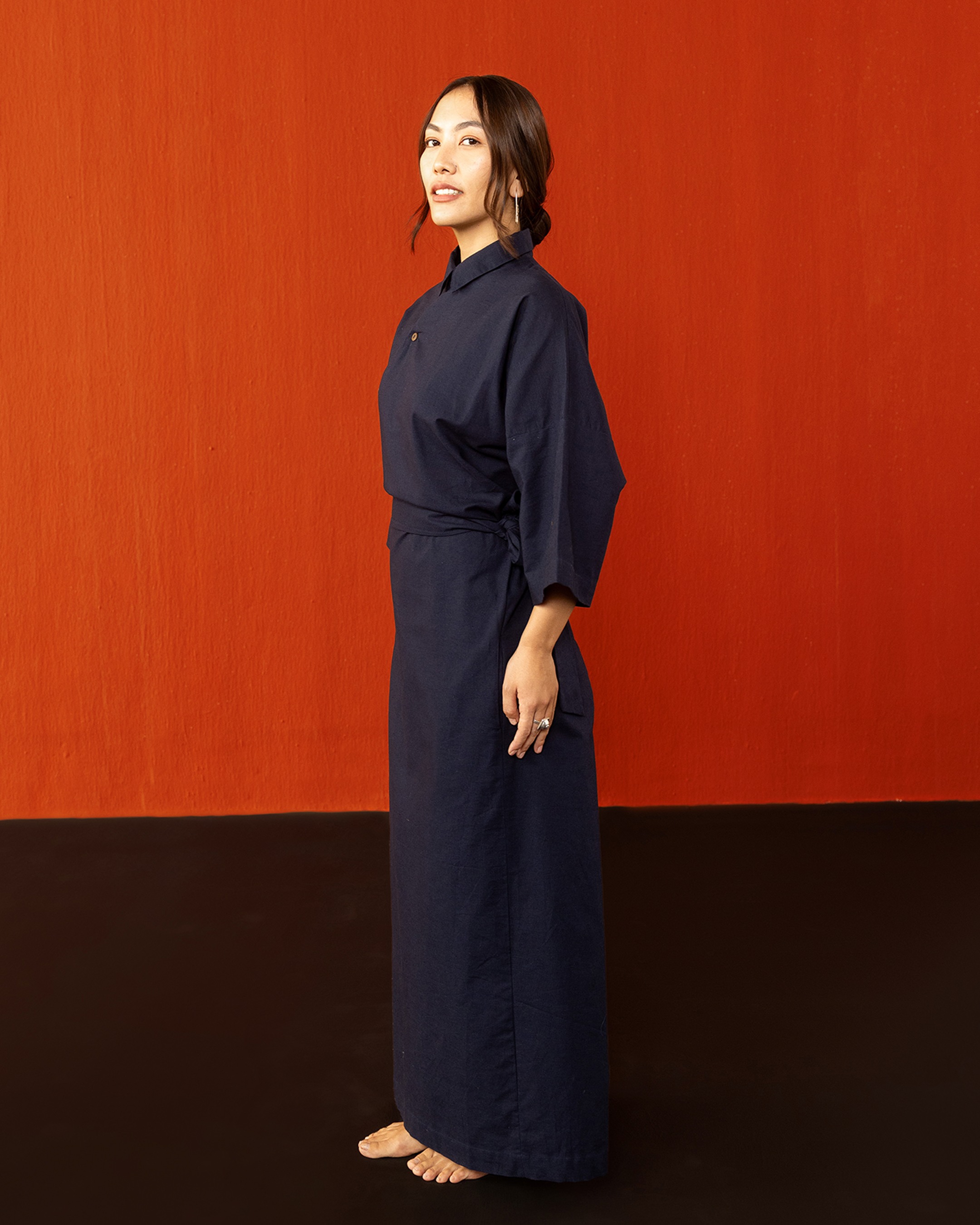 Kham Chuba OS Tie Dress