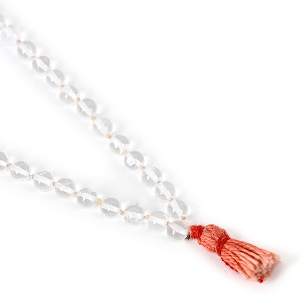 Shiv Ratan Kendra Sphatic Mala for Prayer, Healing, Spiritual Gains & Emotional Well Being II Length: 30-35 Grams II Weight: 20-30 Grams
