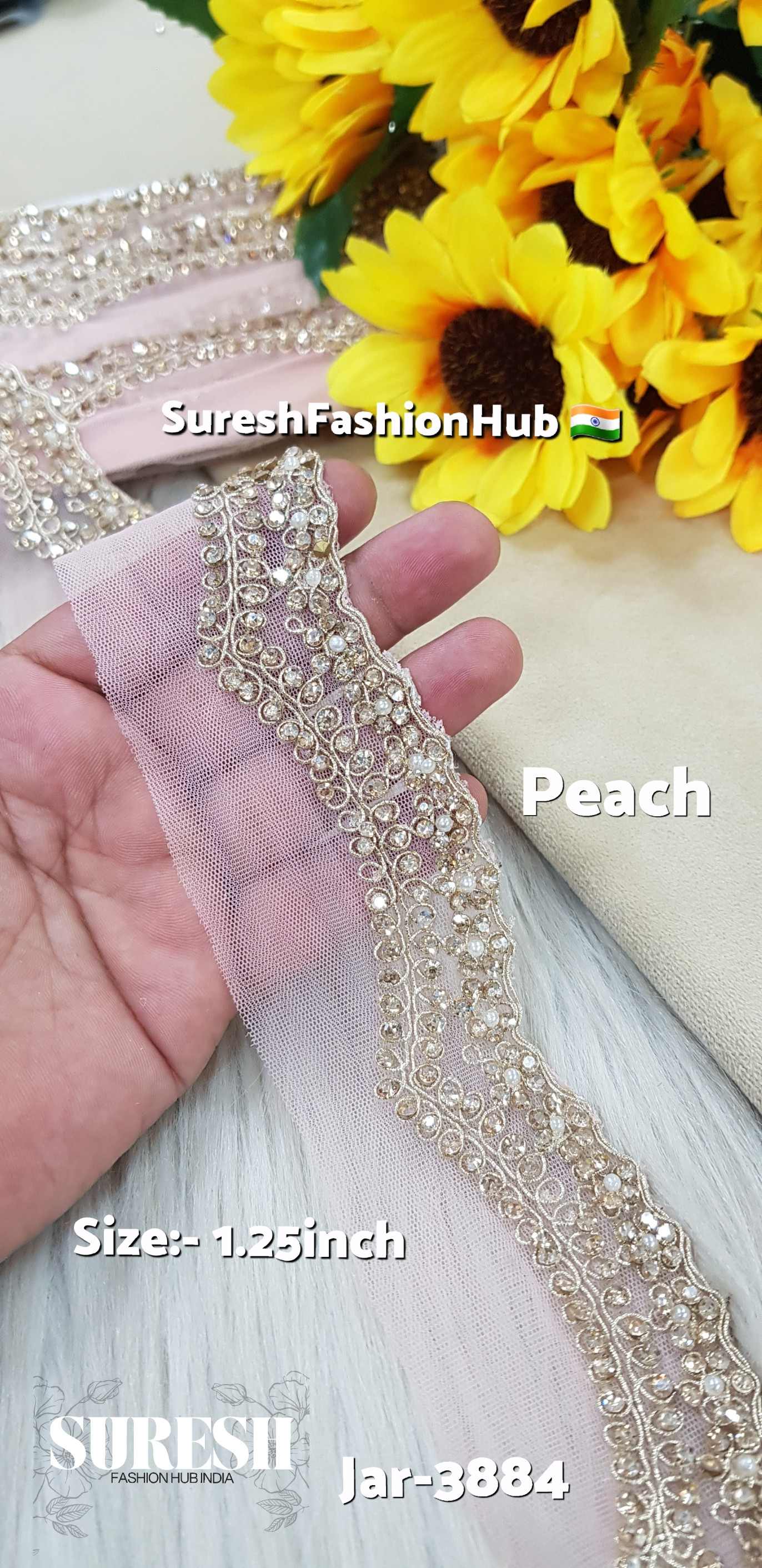 Peach Glow Pearl Dori Lace