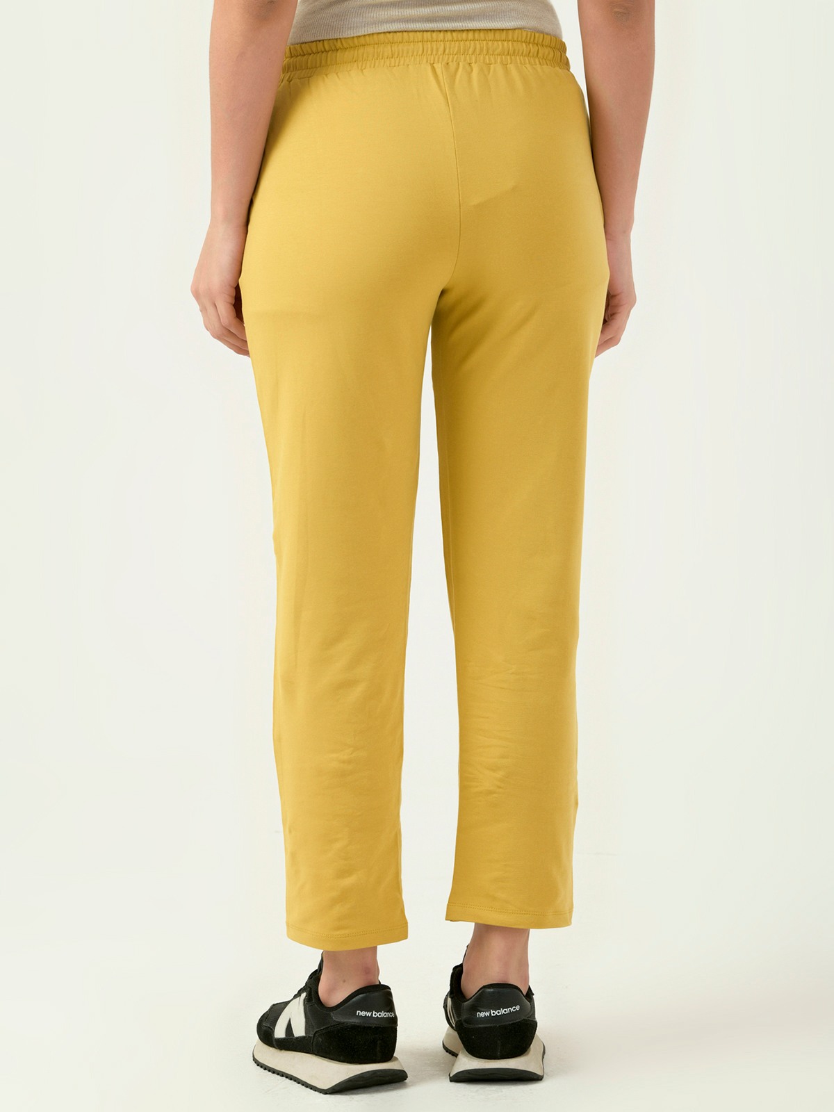 Albion Women Smart Premium Mustard Trousers
