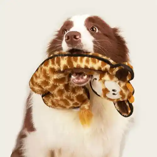 Barkbutler Fofos Safari Line Giraffe Plush Toy for Dogs