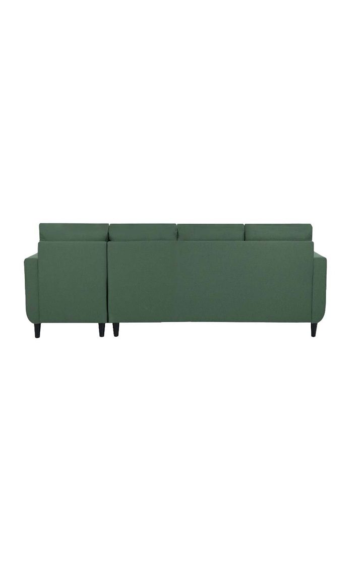 neudot Aria 6 Seater LHS Sectional Sofa in Earth Green Colour