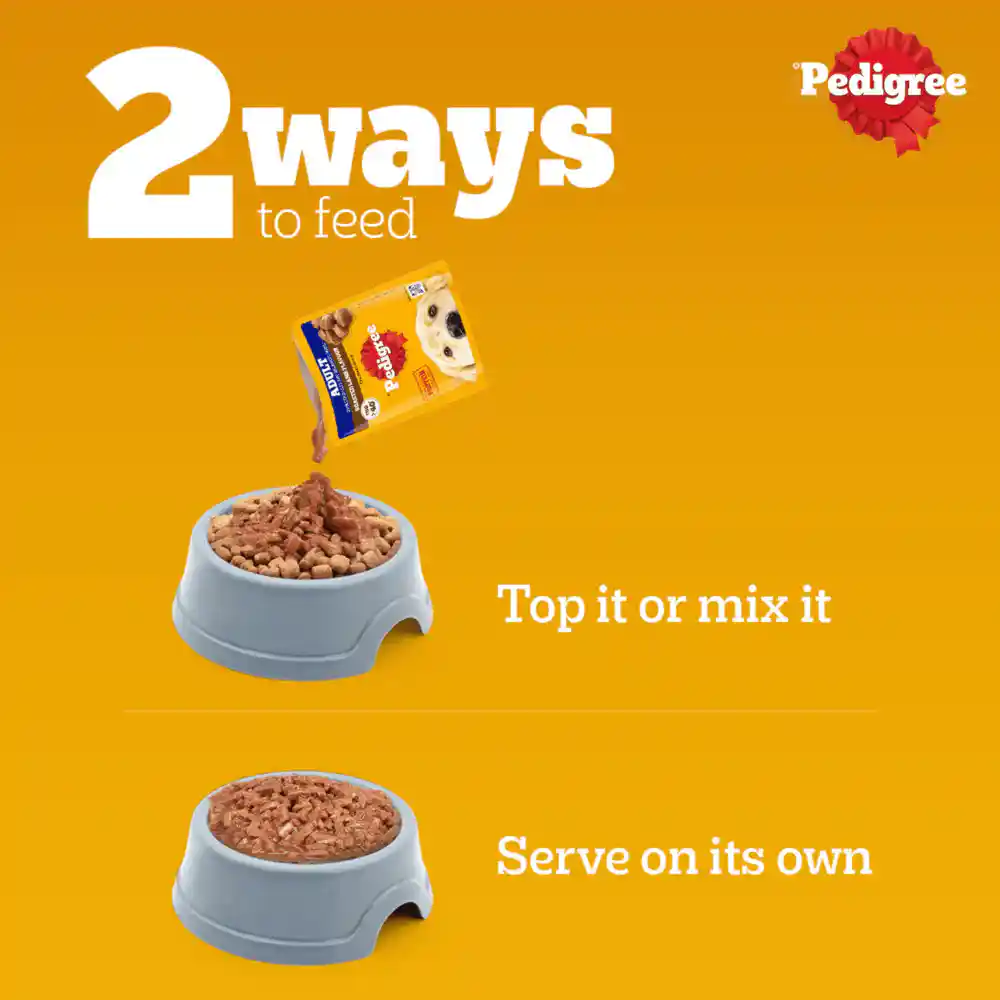 Pedigree Pouch Adult Lamb Chunks In Gravy Wet Food for Dogs, 70g