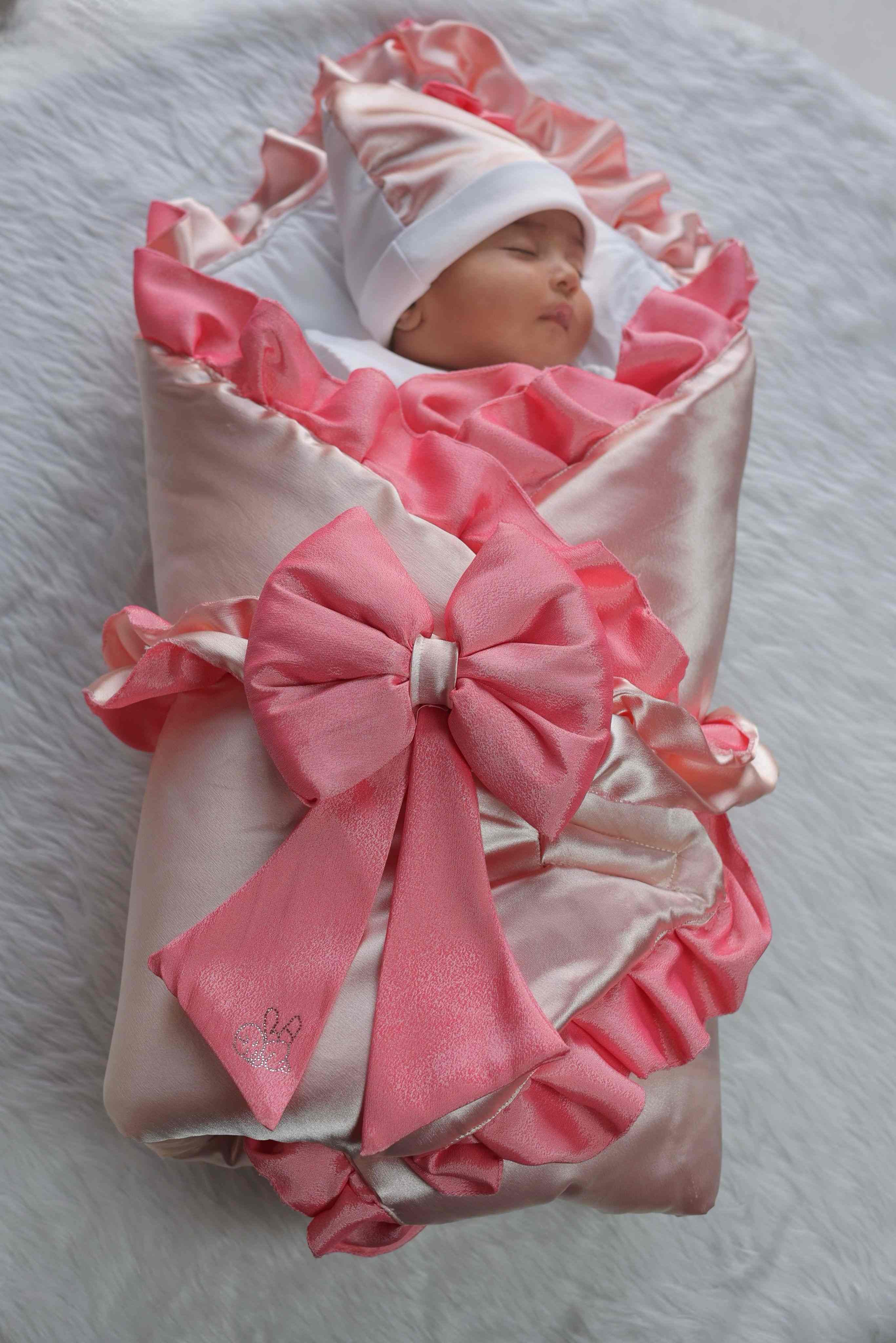 Peach Blush Luxe Drape Set
