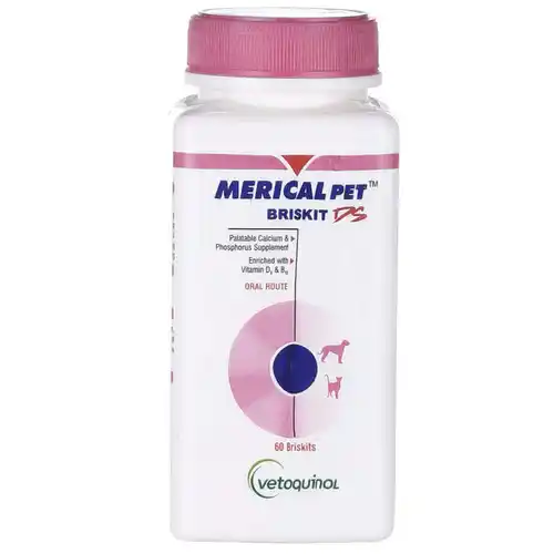 Vetoquinol Merical Pet Briskit Ds 60 Tablets – (Best Before Sep’26)