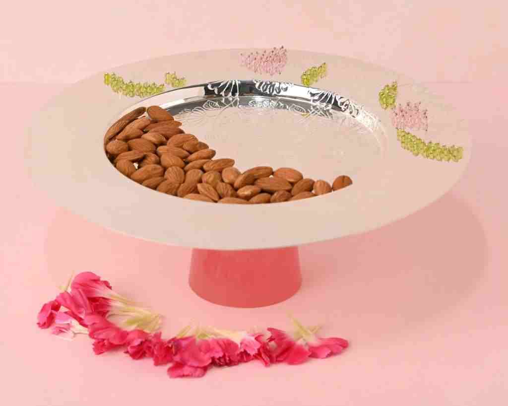 PINK BEAD PLATTER