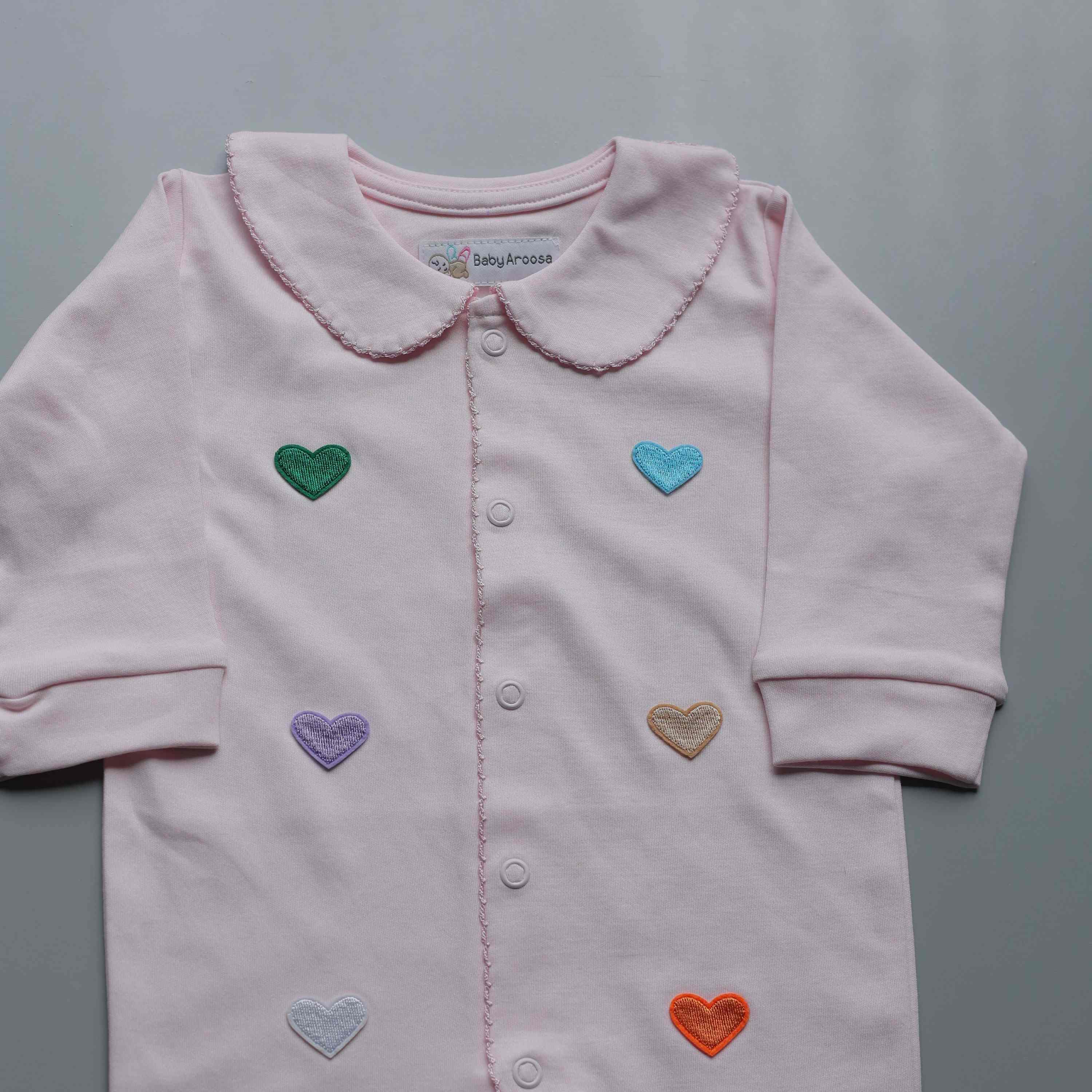 FlutterHeart Romper Set