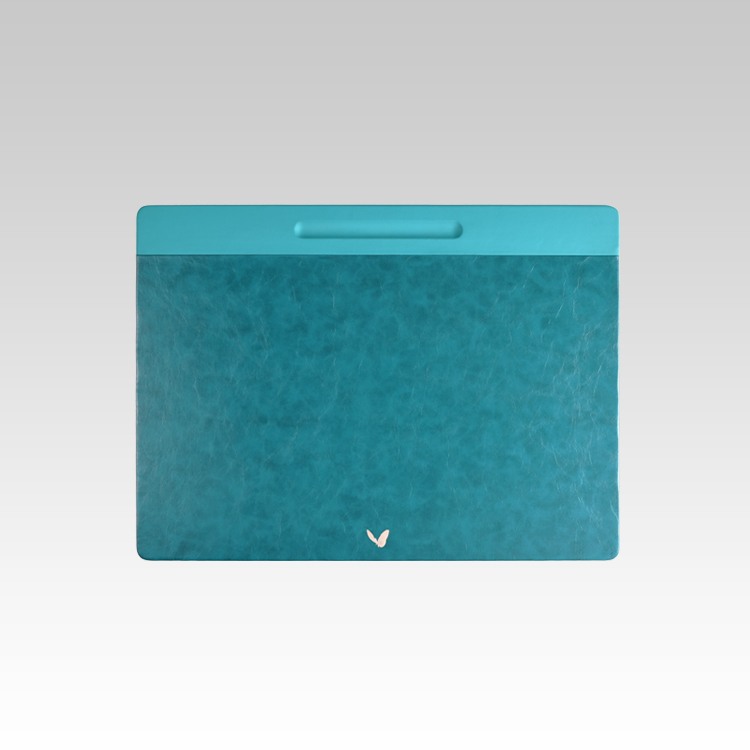 22x16 Inches Rigid Desk Blotter Pen Plus | Moderno | Sea Blue