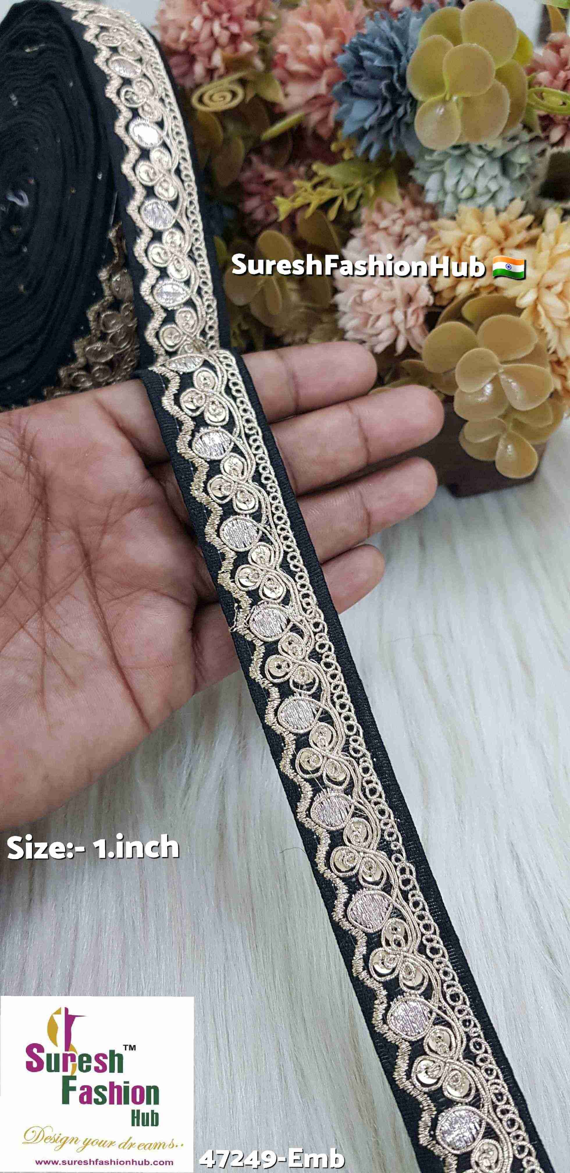 Pearl Embroidery Lace