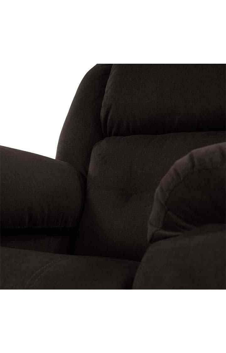 NEUDOT Ease Rocker Single Seater Fabric Recliner - Touch Brown