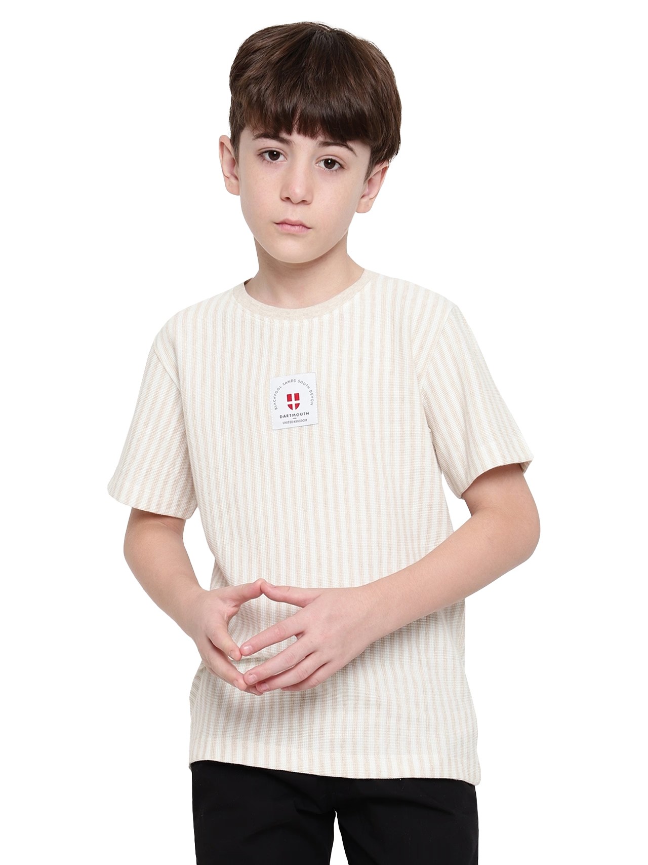 Octave Boys Striped Applique T-Shirt