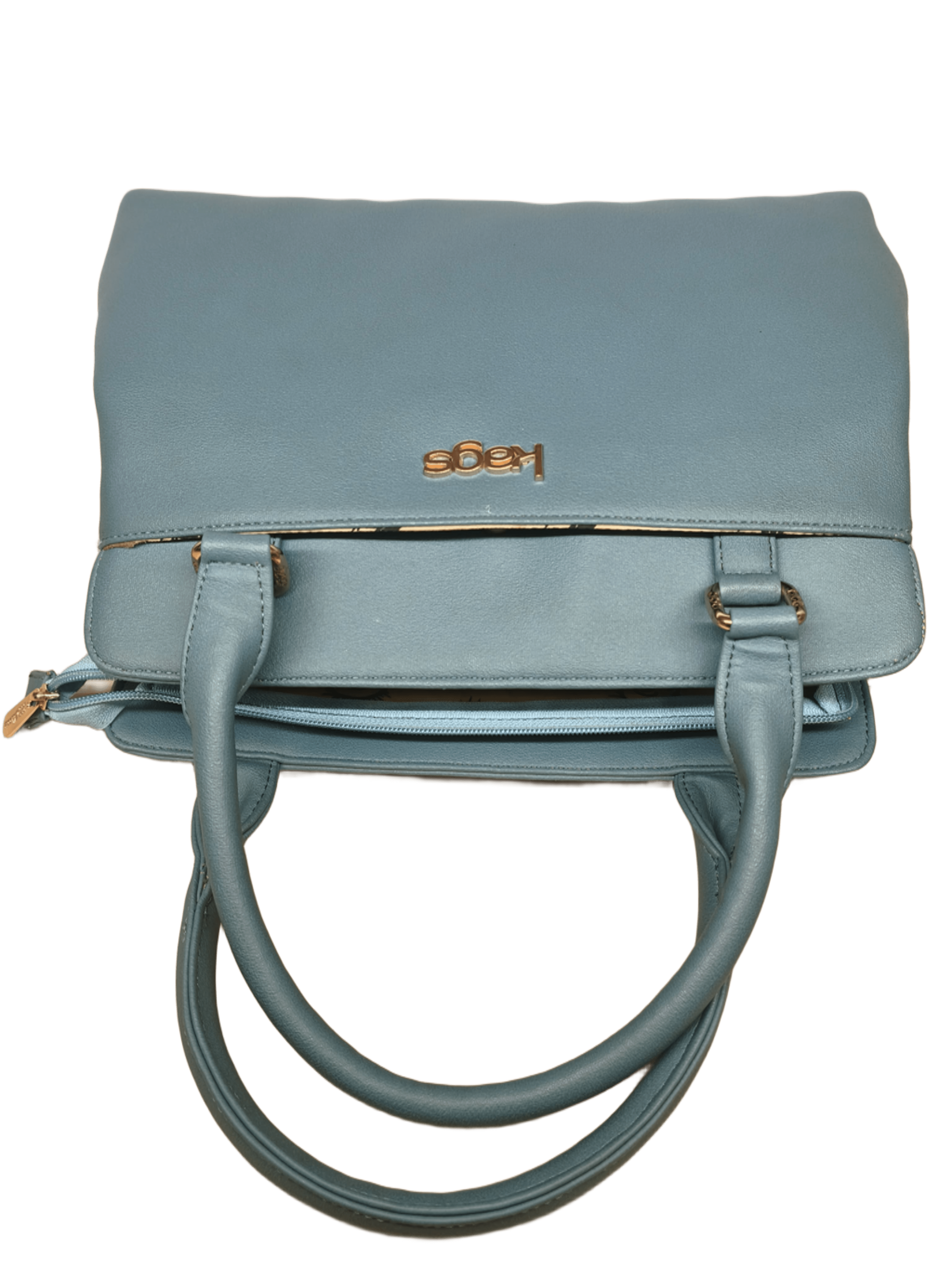 Bengal Classic Co Women's Teal Rexine Handbag with Detachable Strap