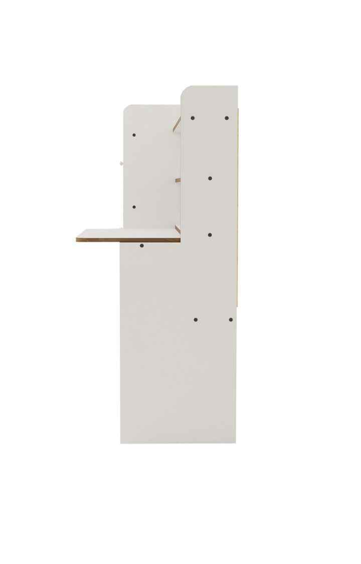 Vision 3 Door Office Table | Multi-Purpose Study Table - Frosty White