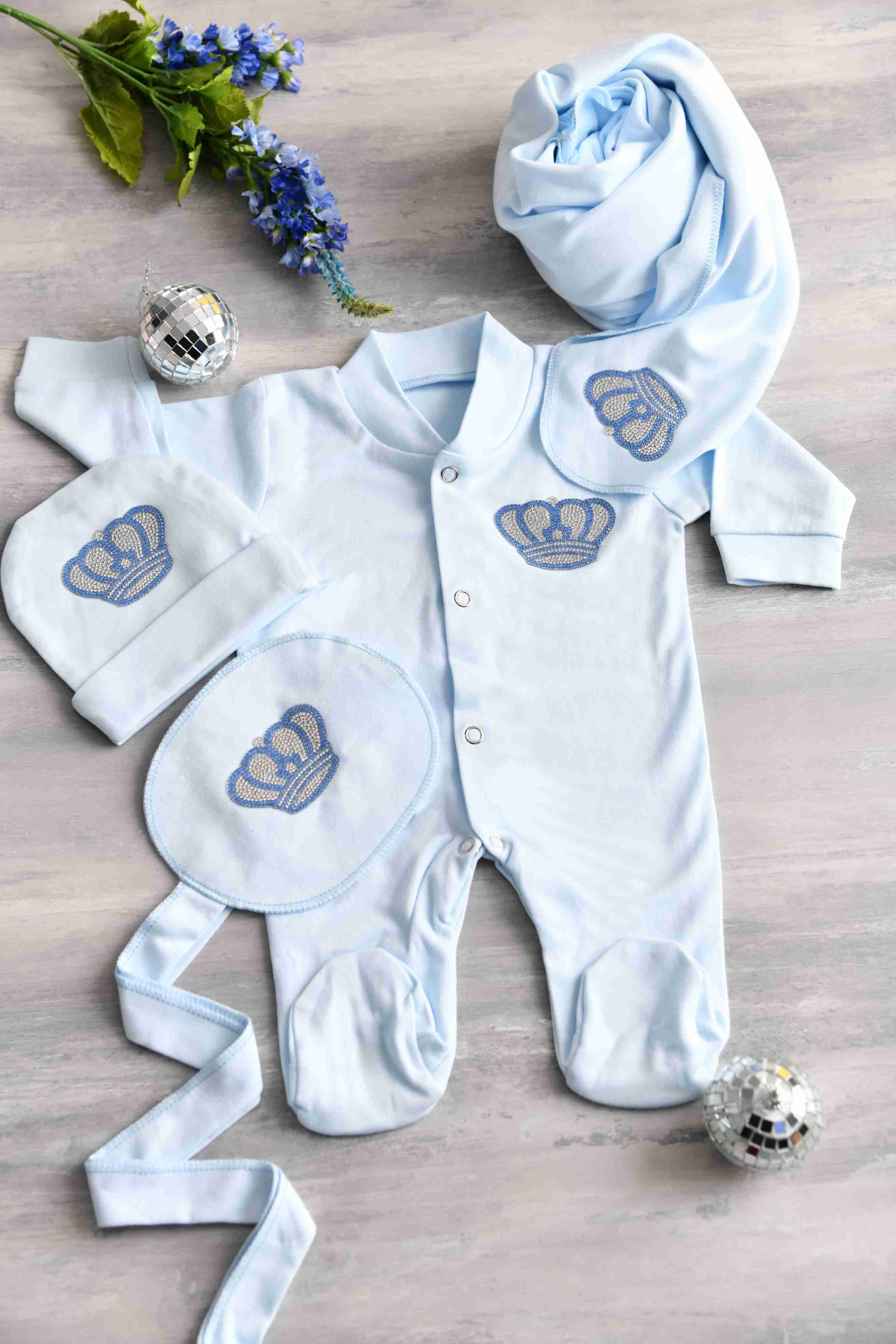 The Royalty Bloom Romper Set