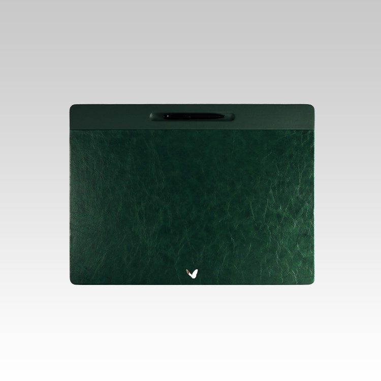 22x16 Inches Rigid Desk Blotter Pen Plus | Moderno | Olive Green