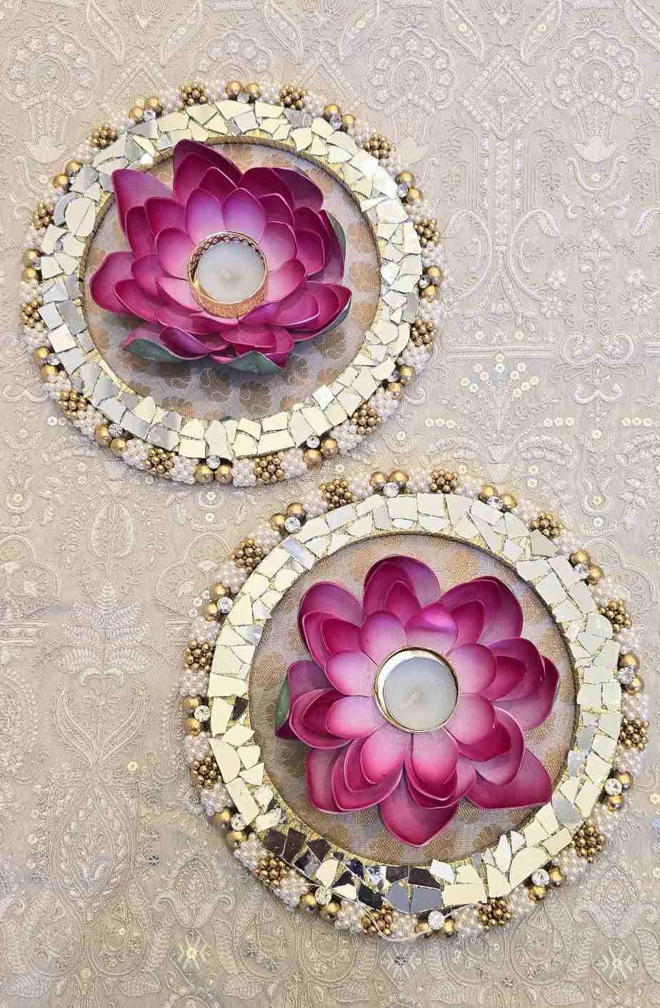 Beautiful Lotus Candle Holders