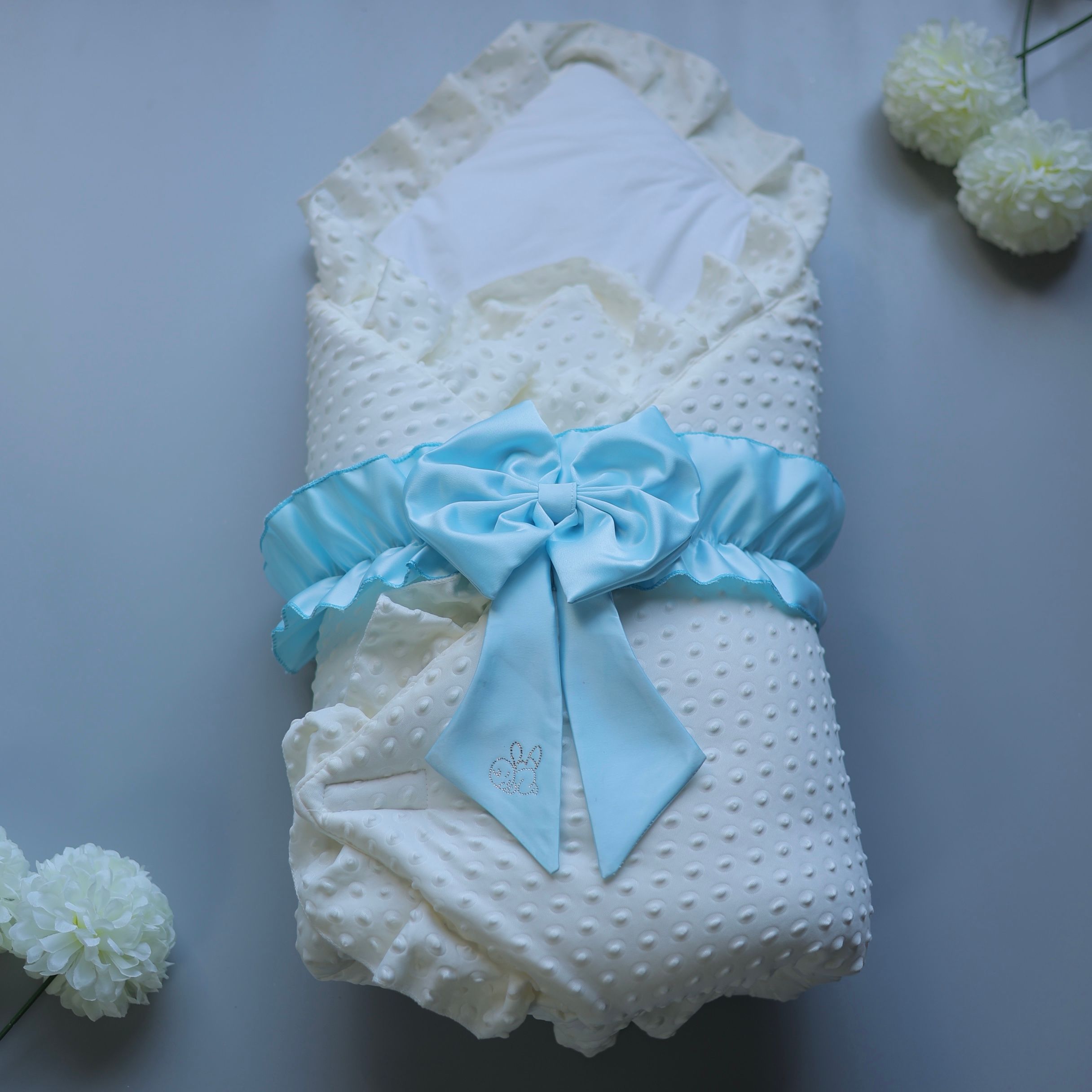 BlueBell Dotted Baby Drape Set