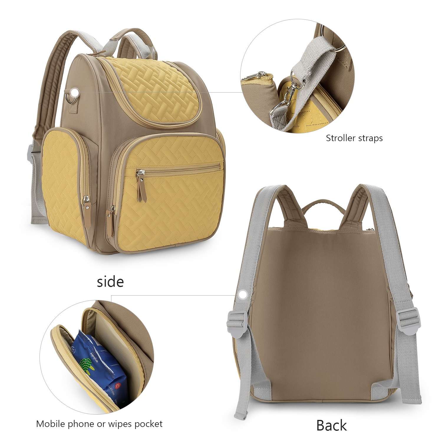 Sunbeam Luxe Diaper Bag