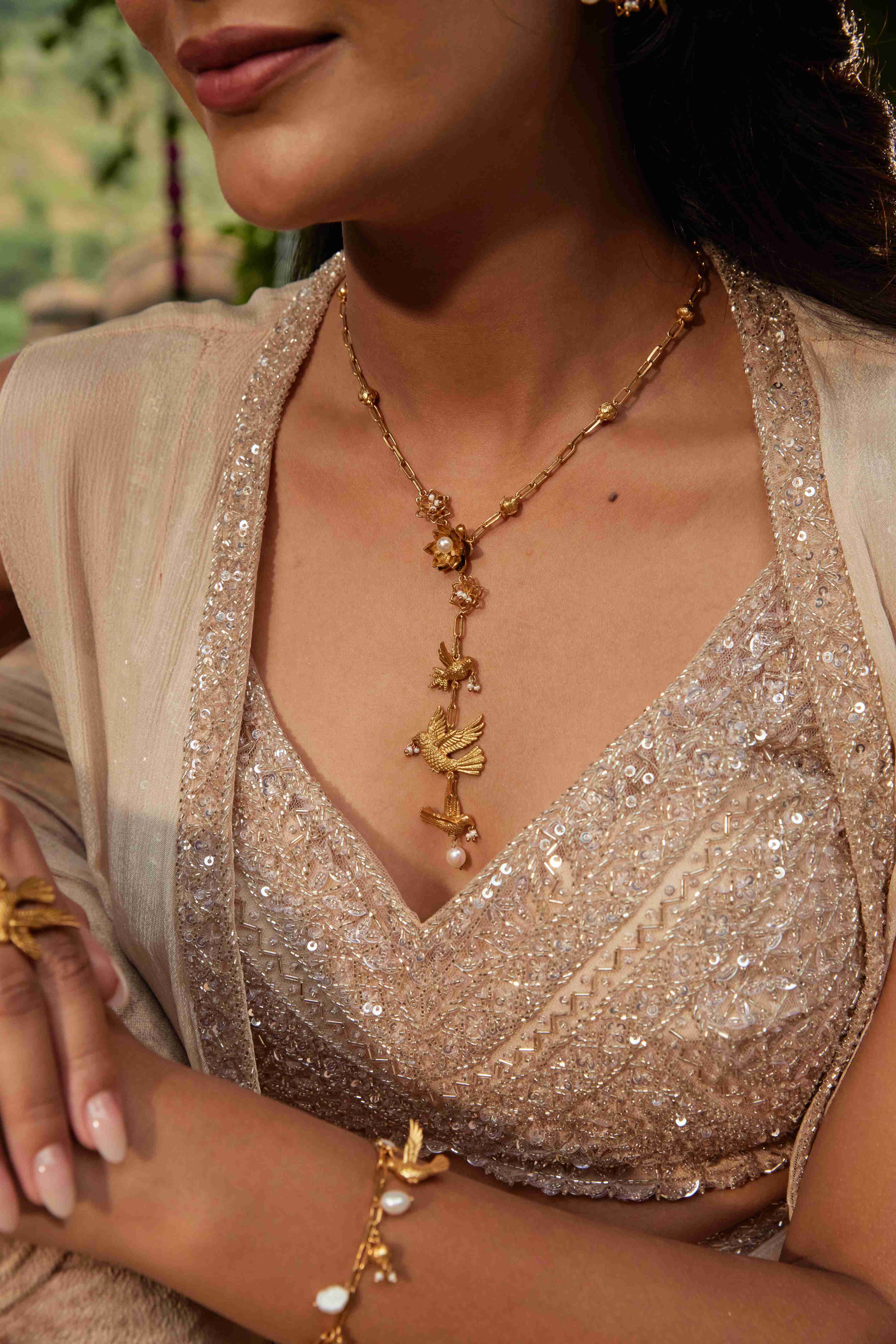 Yaadon Ka Bageecha Drop Down Neckalce