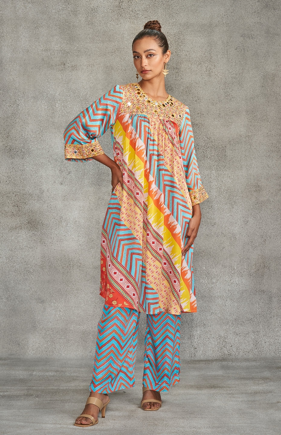 Tribal Mirror 2.0 Gathered Tunic