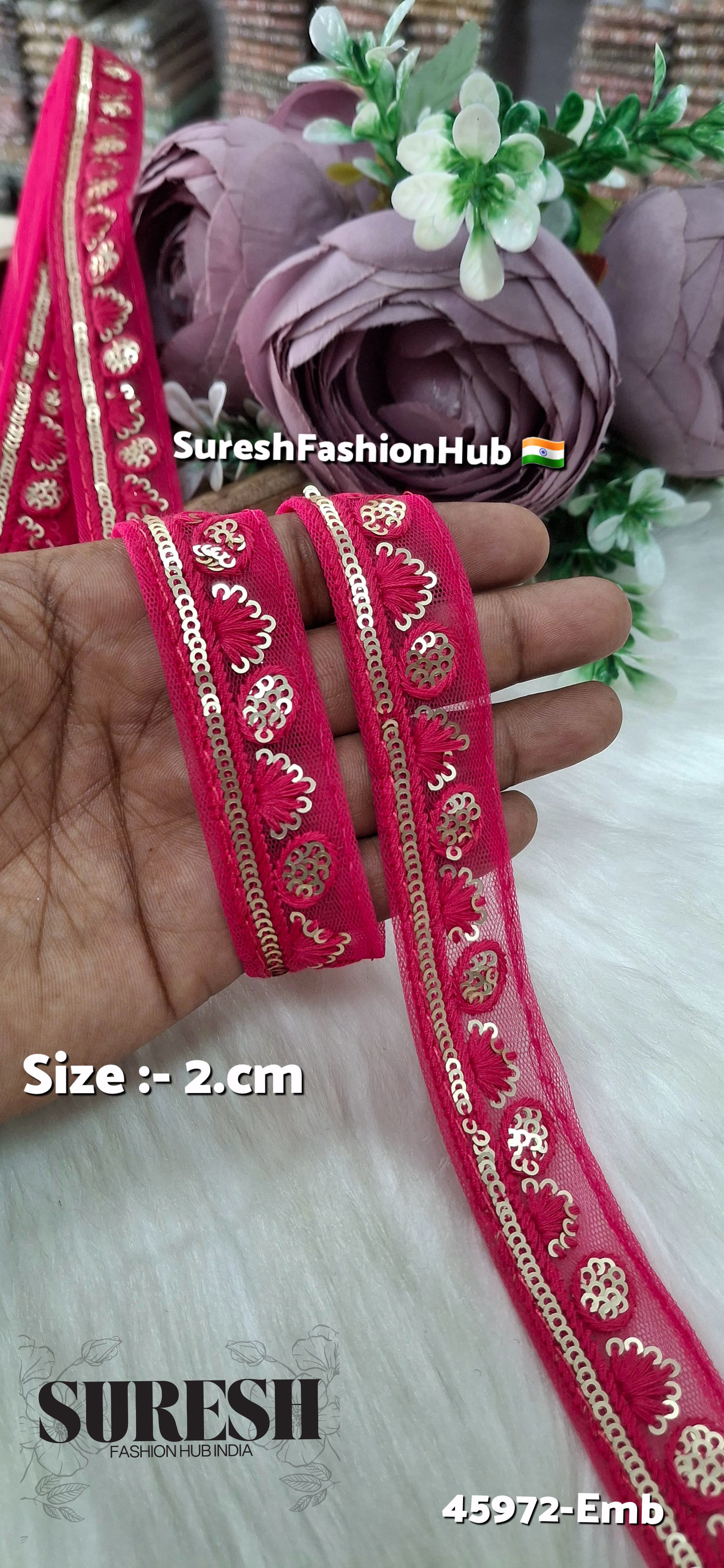 Rani Tone-on-Tone Embroidery Lace