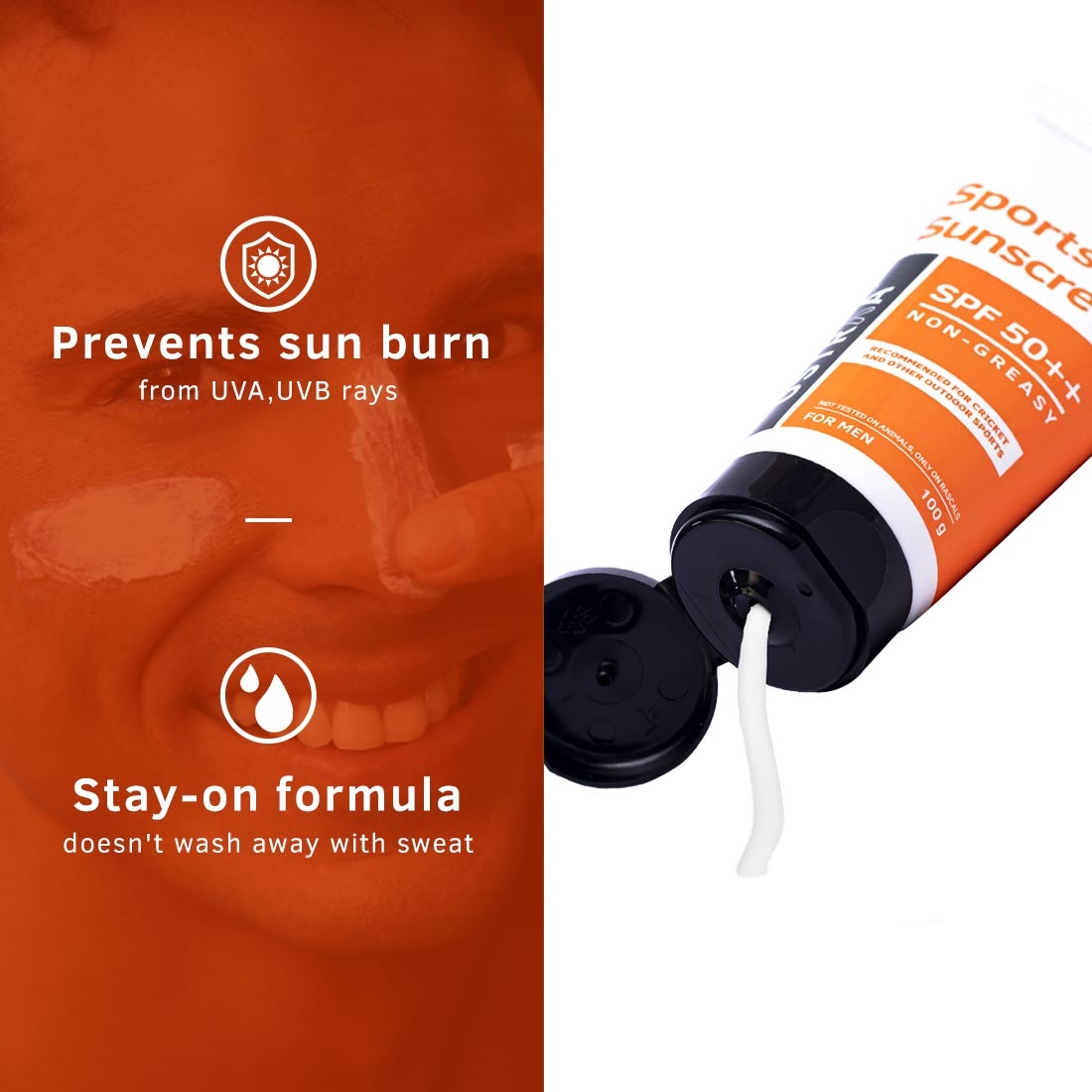 Ustraa | Ustraa Sports Sunscreen-Spf 50 (100 gms) 2