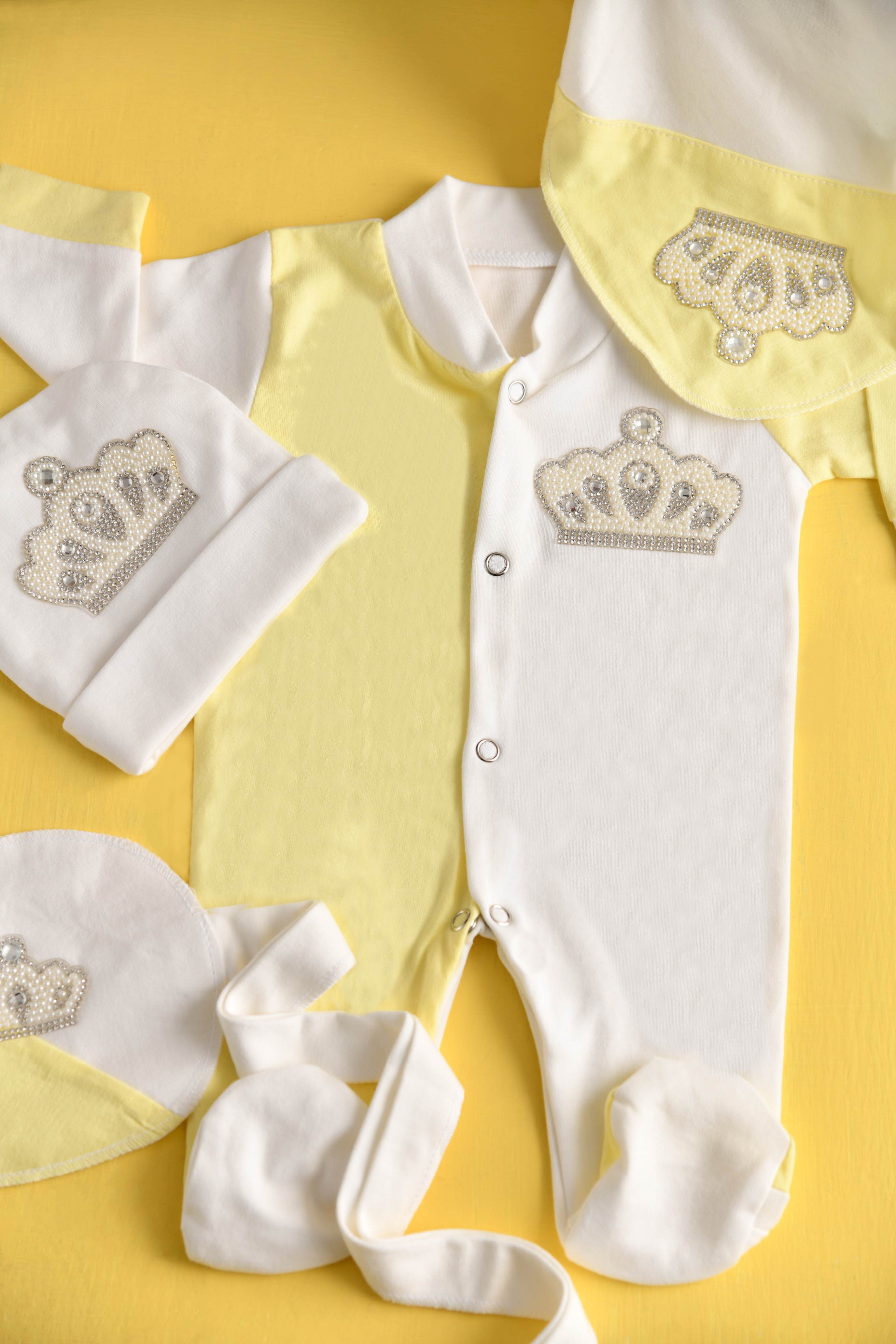 Lemon Royalty Romper Set