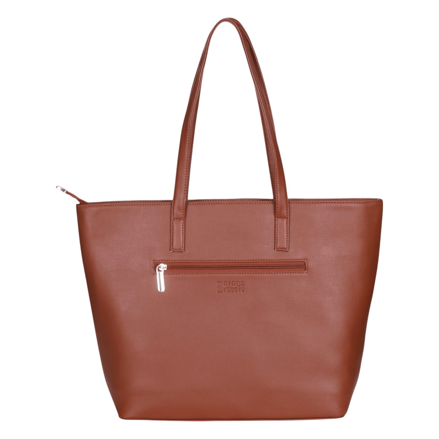 Ninaa Rossie Tan Coloured Quilted Tote Bag