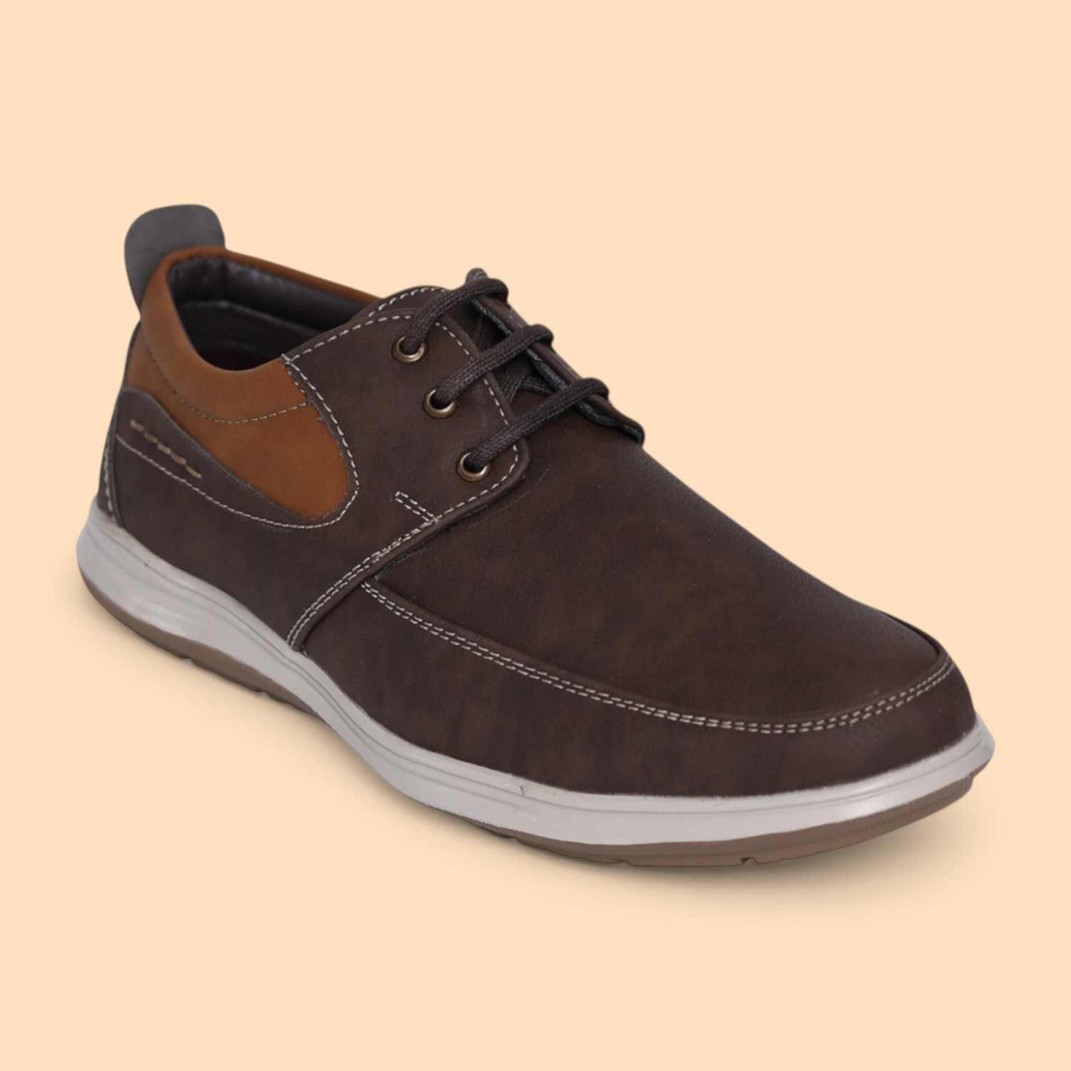 Men Dark Brown WalkLite Casual Shoes | Centro Shoes & More Men Dark Brown WalkLite Casual Shoes | Centro Shoes & More