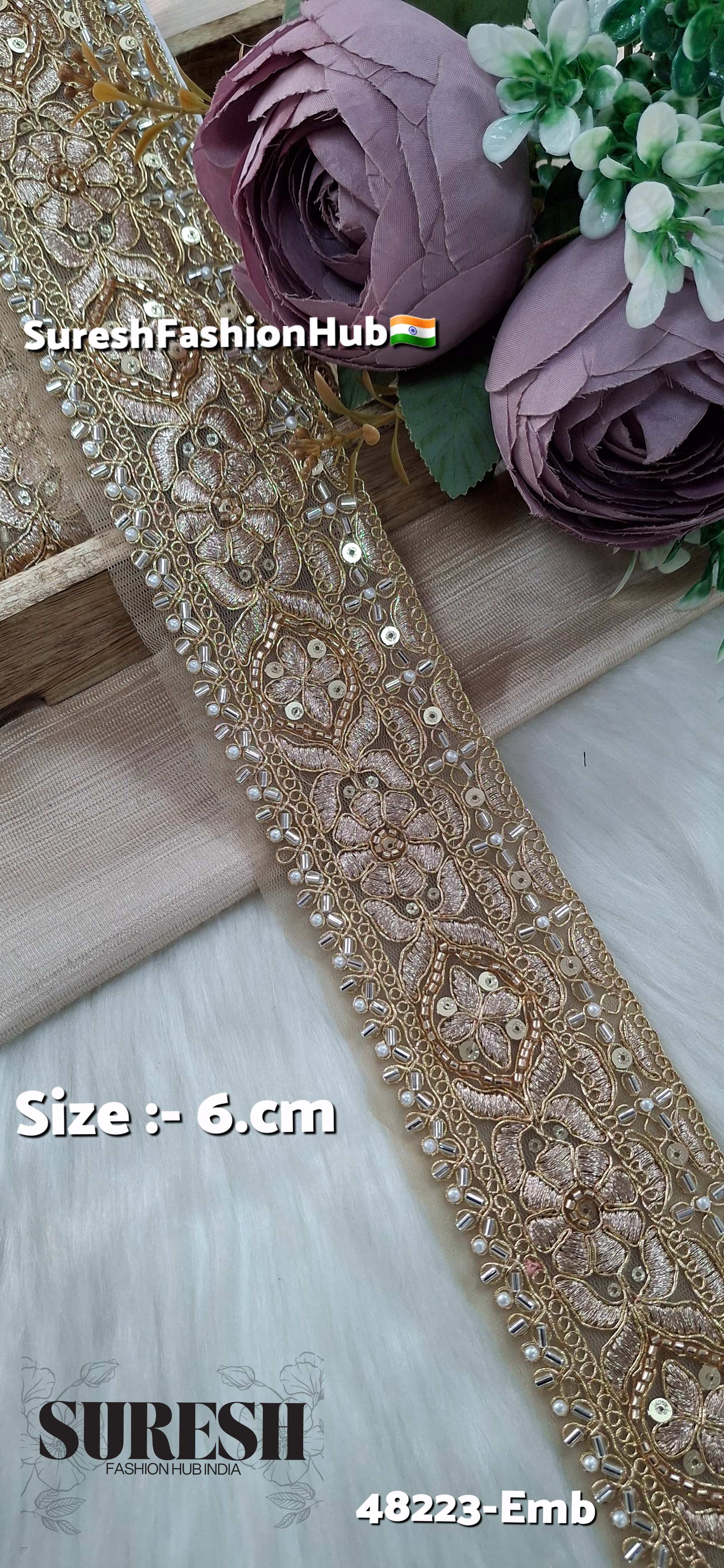 Rose Pearl Luxe Lace