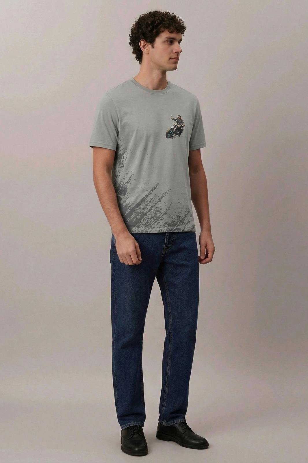 Albion Men’s Premium Graphic Print Casual T-Shirt