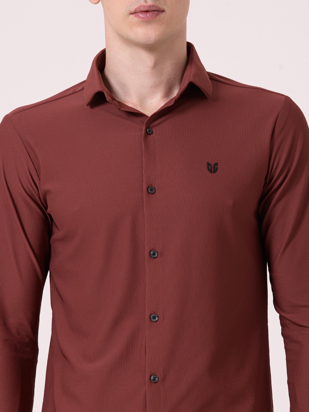 Albion Mens Wine Casual Shirt