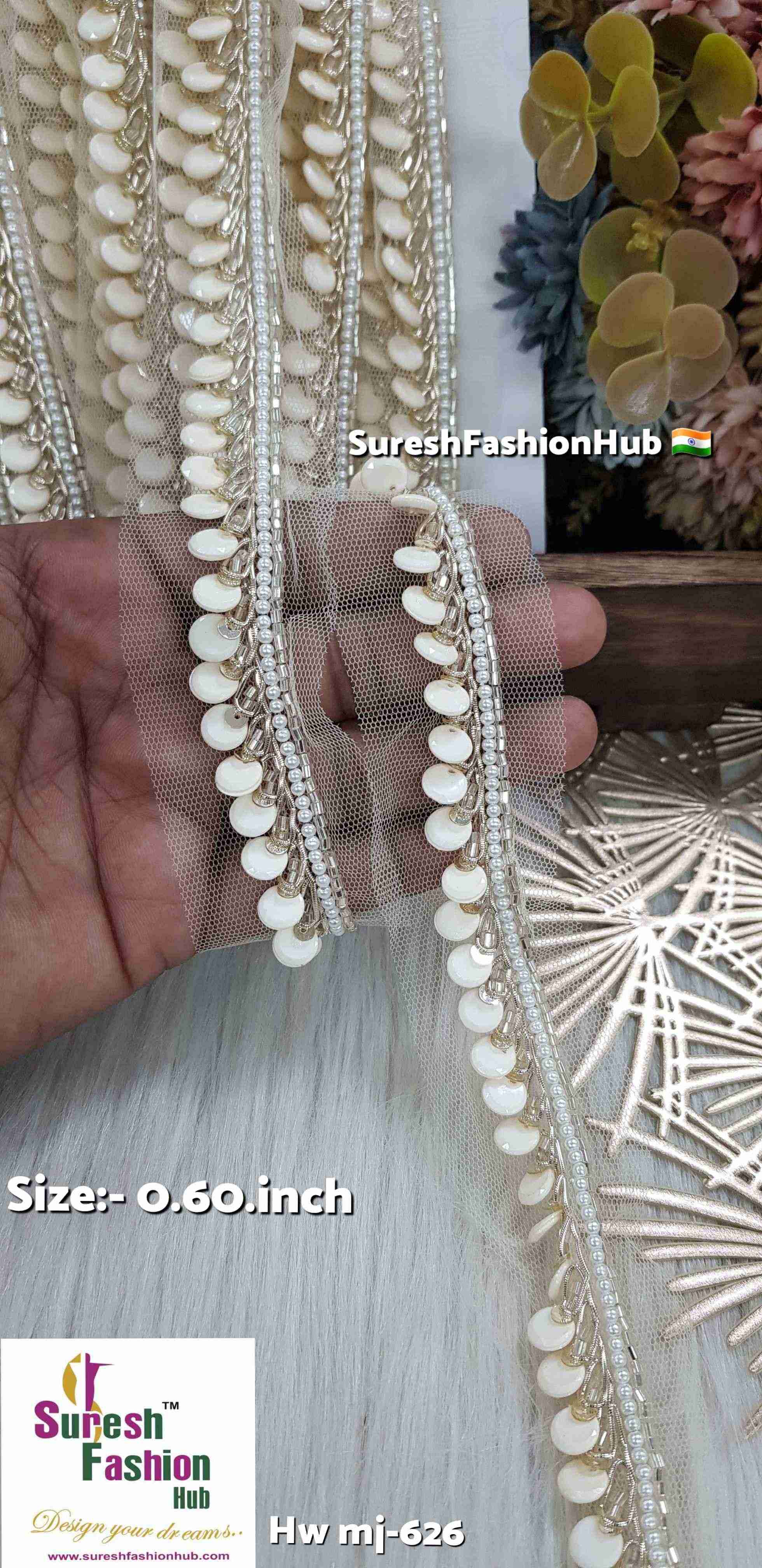 Ivory Pearl Handmade Lace