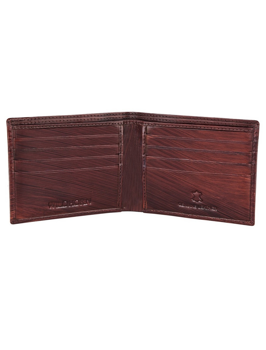 WildHorn | WildHorn Top Grain Leather Brown Wallet for Men 3