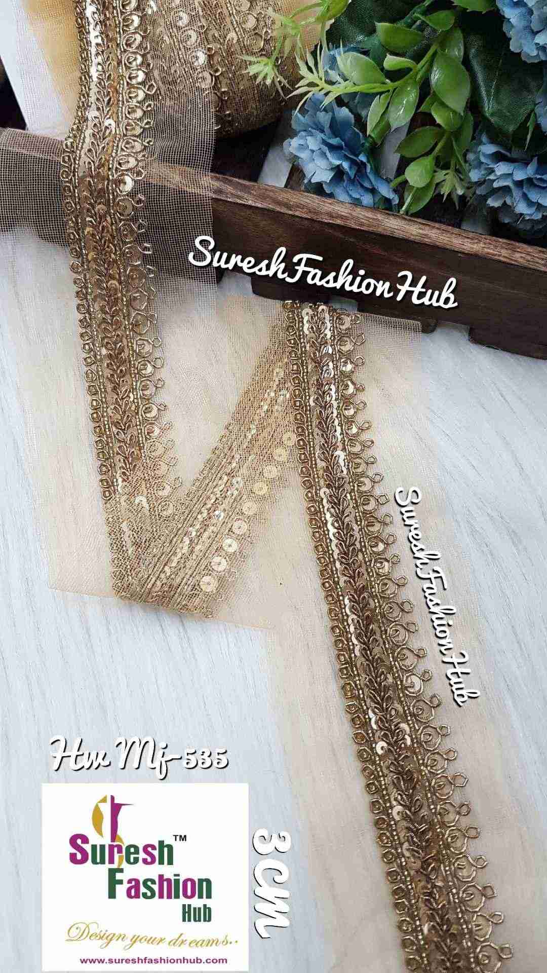 Handmade decorative Antique Gold Ribbon