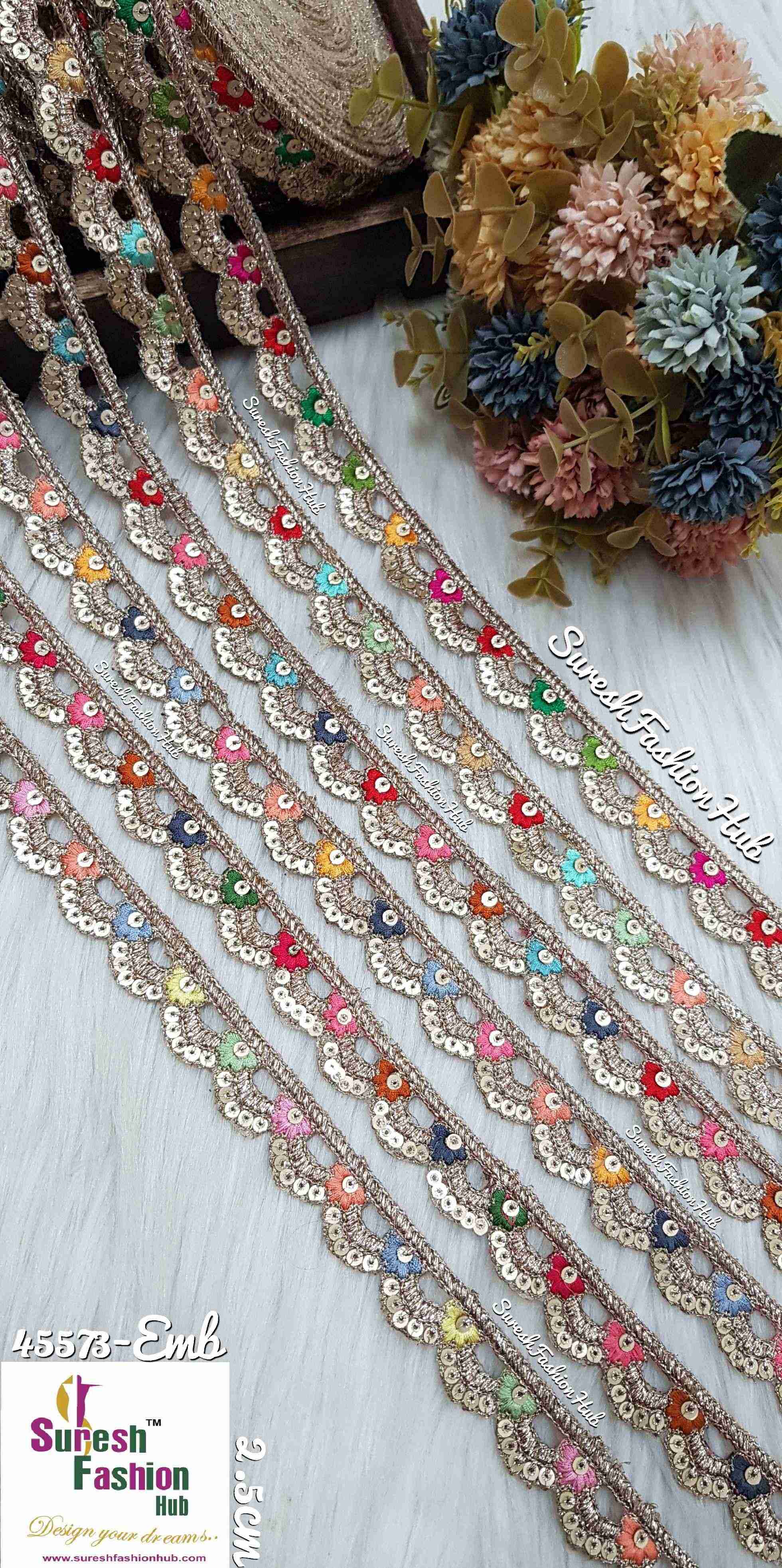 Delicate Embroidery Thread Lace