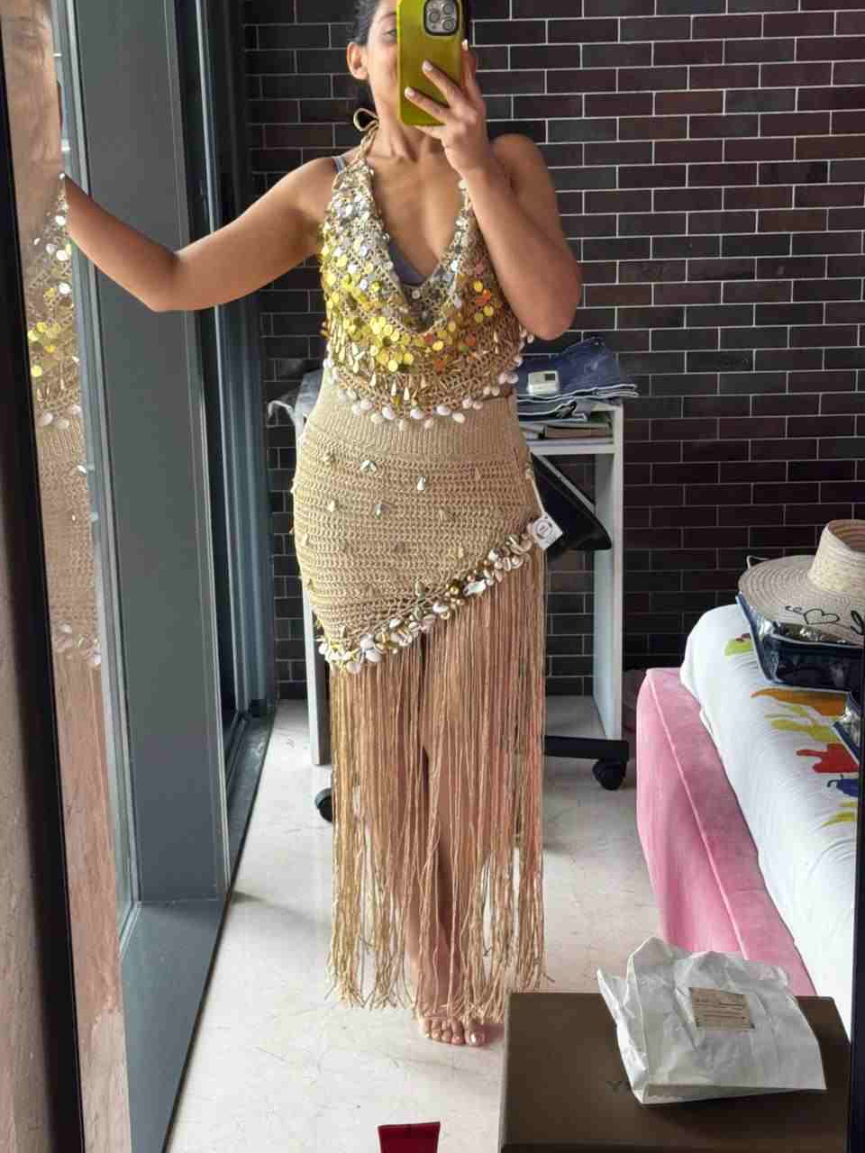 Tropical Breeze Fringe Skirt