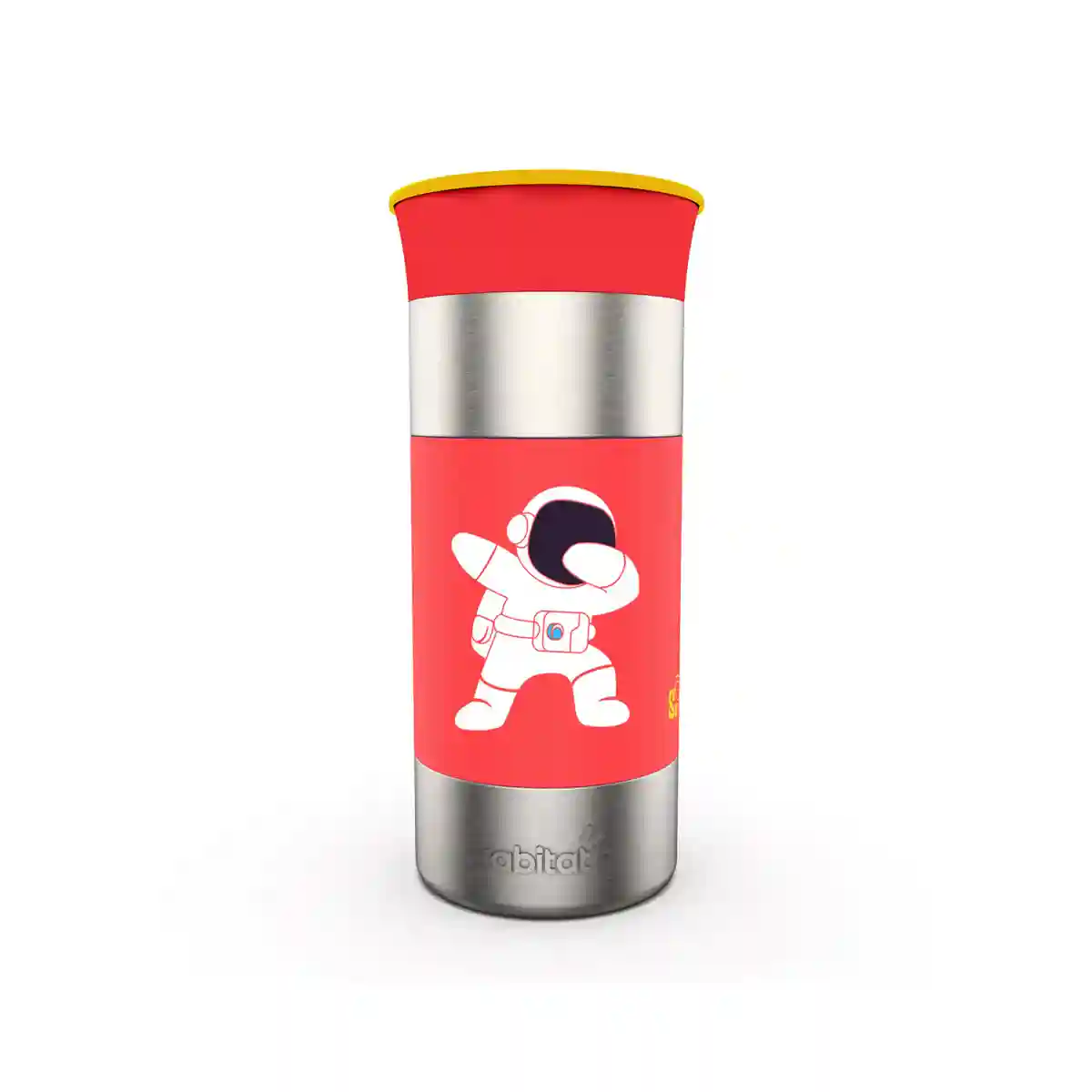 Rabitat 360 Playmate Insulated Tumbler Shyguy 390 ml For Kids of Age 3Y+, Multicolour