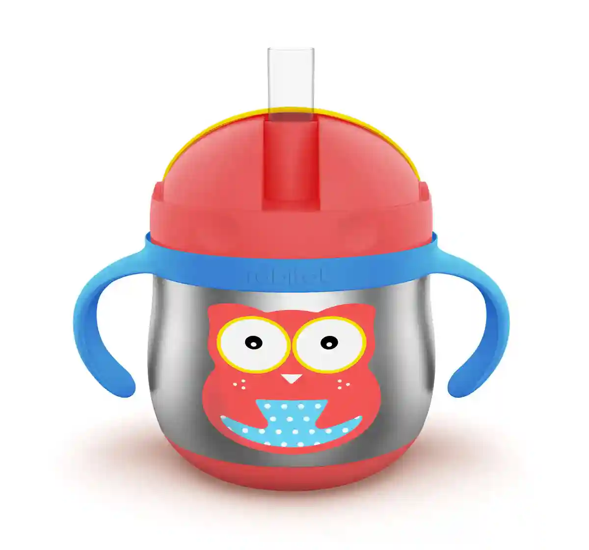 Rabitat First Step Gravity Sipper 390ML - Owl Some, Sipper for kids, 6M+